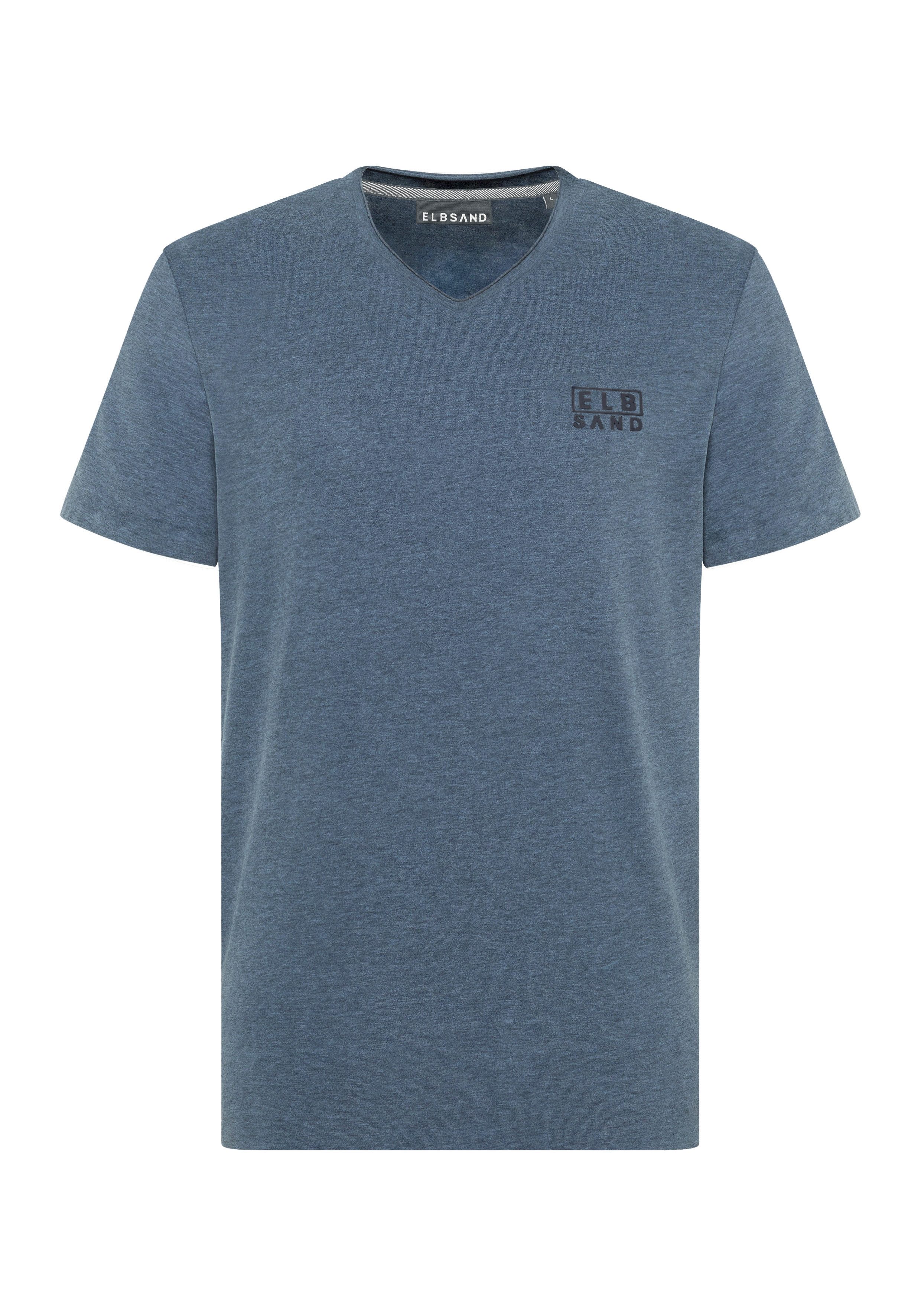 Elbsand T-Shirt Ingvar Herren V-Ausschnitt, normal geschnitten