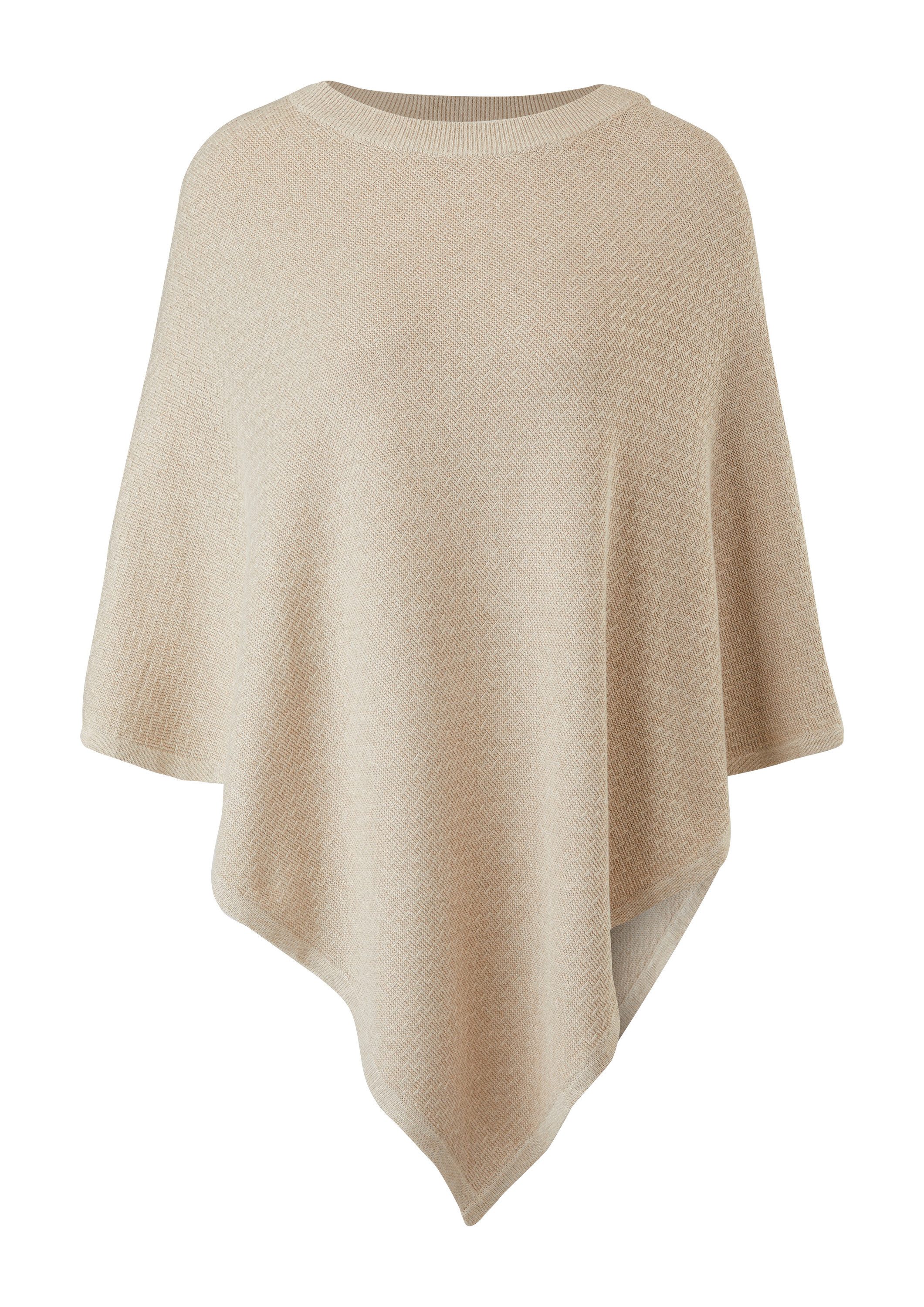 s.Oliver Poncho Indoor-Poncho Poncho aus Baumwollmix günstig online kaufen