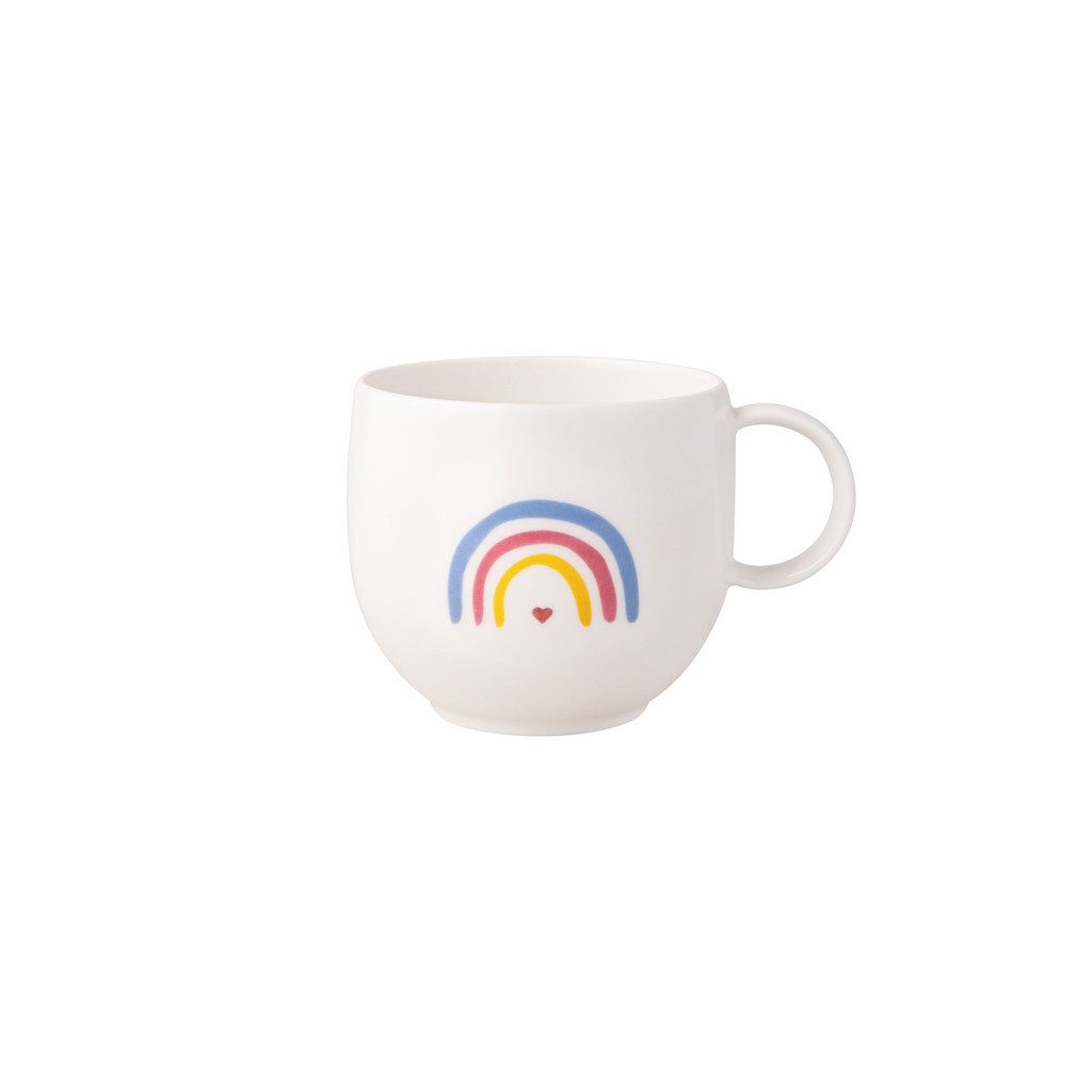 like. by Villeroy & Boch Tasse With Love Henkelbecher Be Happy 290 ml, 1-tlg., Porzellan, Premium Porcelain, mikrow.- & spülm.sicher, Made in Germany