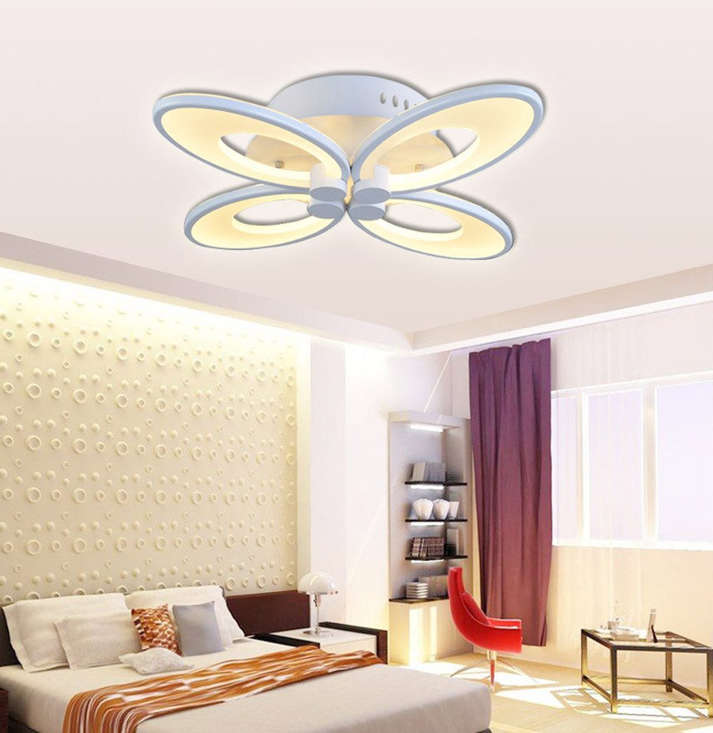 Euroton LED Deckenleuchte LED Deckenleuchte Fernbedienung Lichtfarbe/Helligkeit einstellbar, LED fest integriert, mit Fernbedienung kaltweiß-warmweiß, 7000k-3000k stufenlos einstellbar, Nicht zutreffend