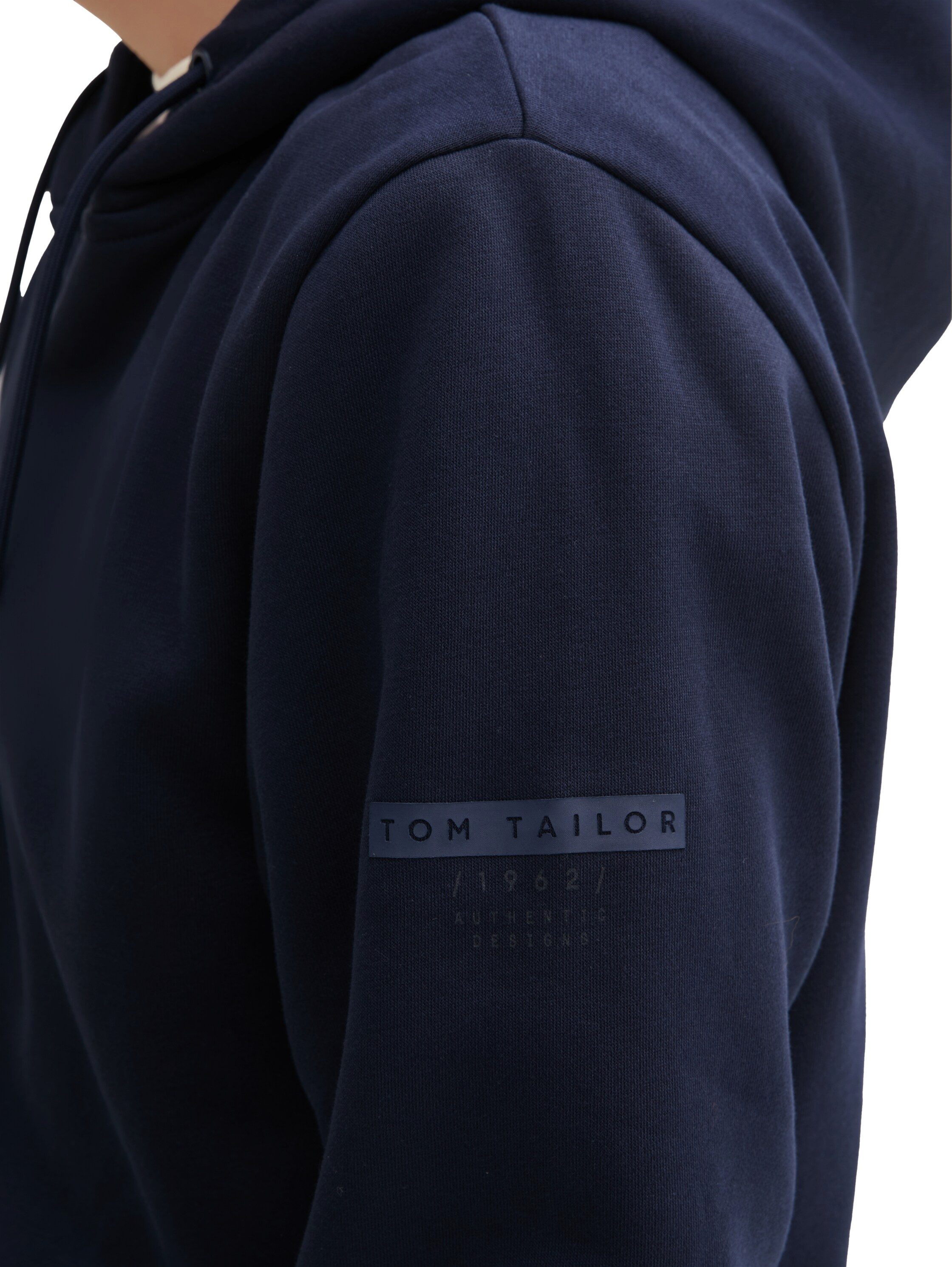 TOM TAILOR Kapuzensweatjacke mit Kapuze