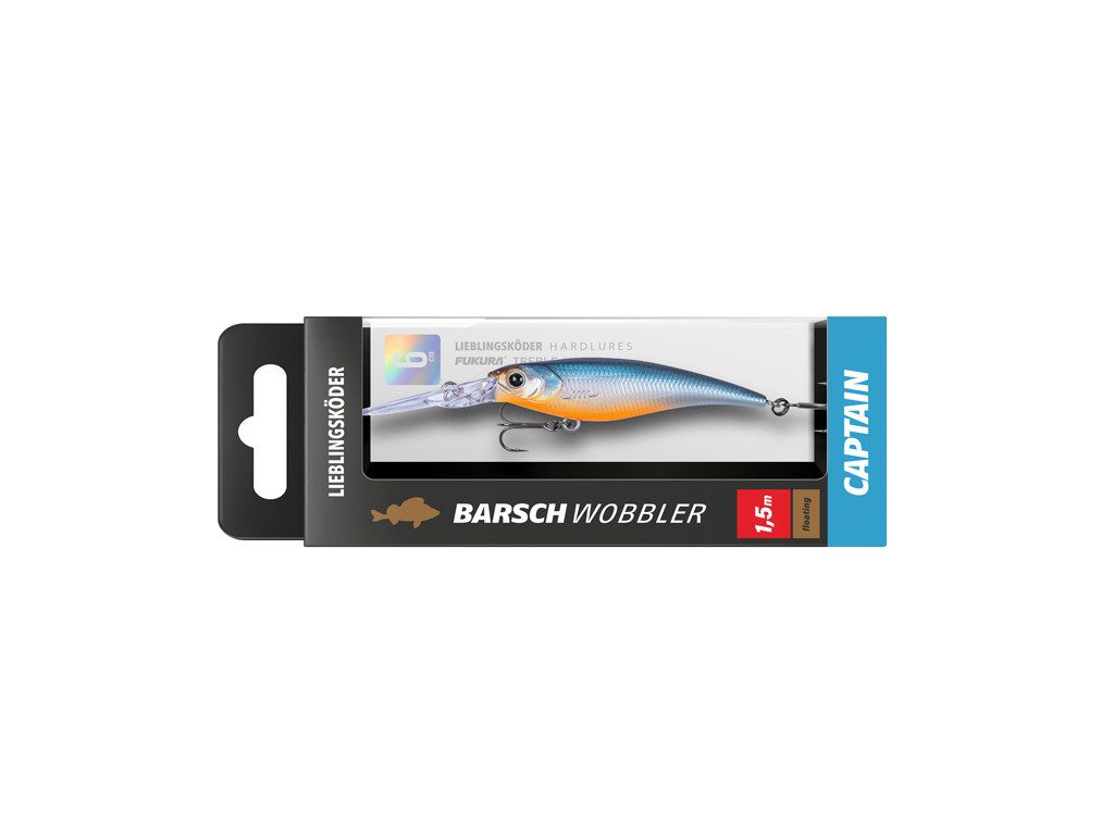 Lieblingsköder Kunstköder Barschwobbler Set - Lieblingsköder - 3 er Set Klares Wasser, (Barschwobblerset - Klar, 3-St. für Klares Wasser), Effektiver Lauf, Exzellente Verarbeitung