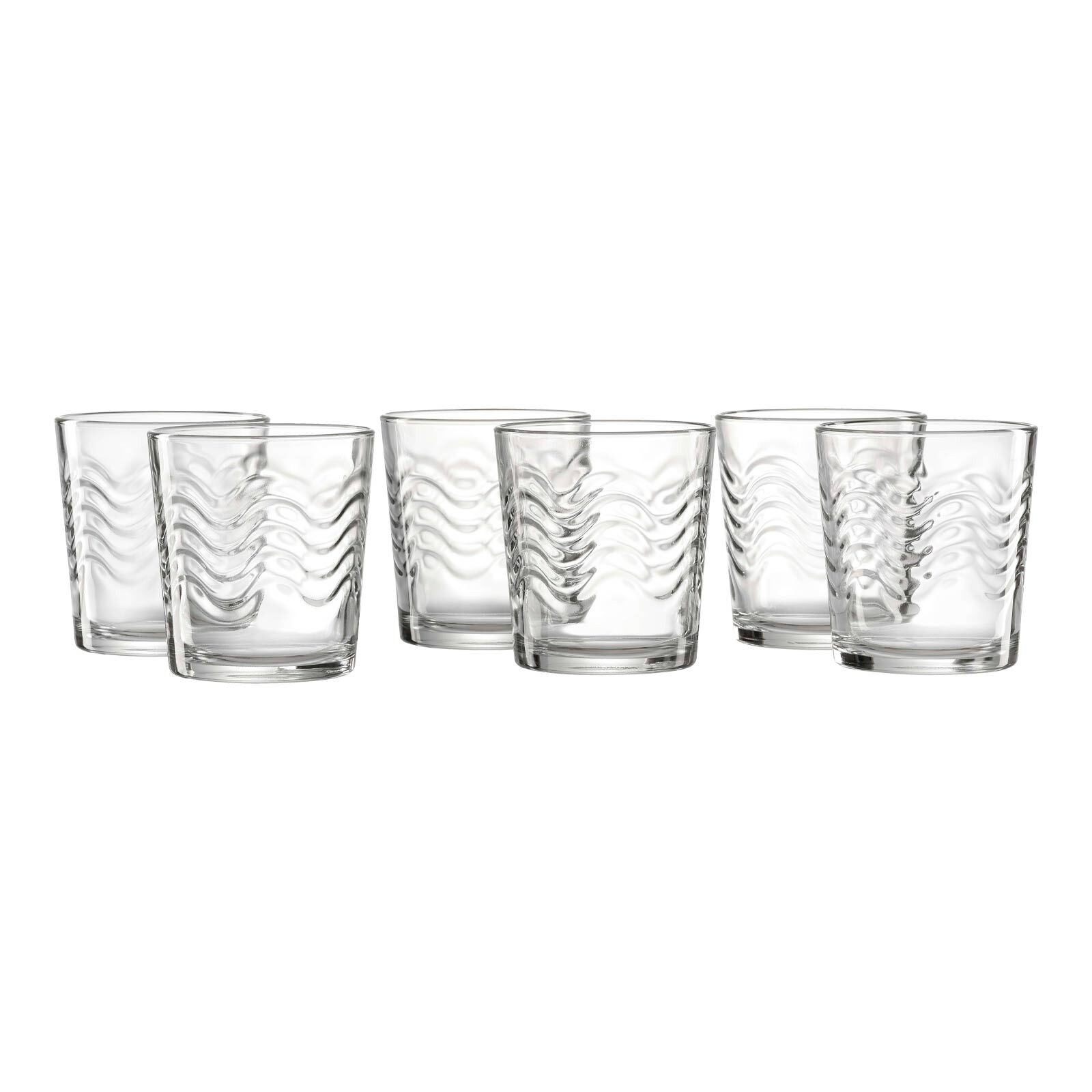 Whiskyglas Wave Whiskybecher 250 ml 6er Set