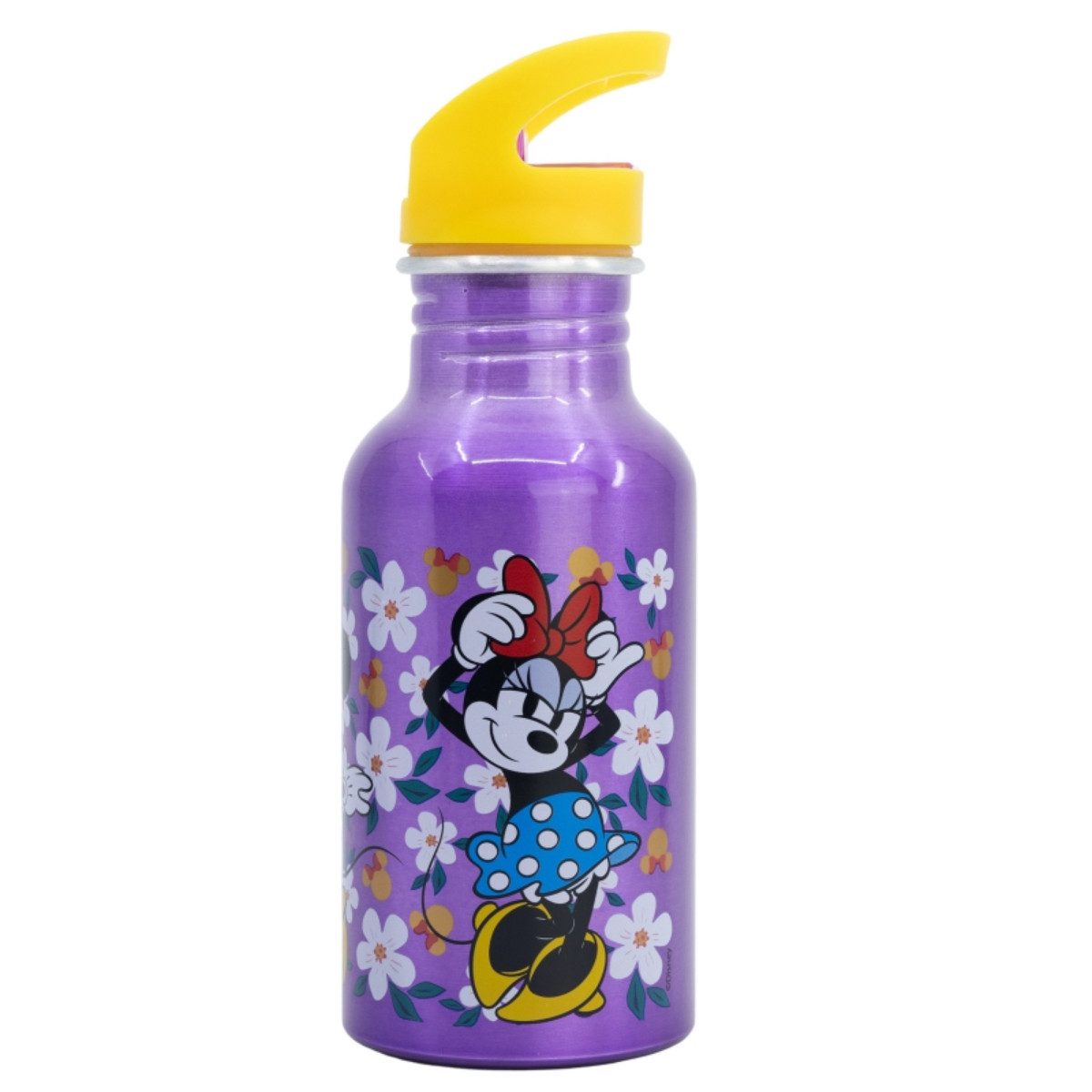 Disney Minnie Mouse Trinkflasche Wasserflasche 545 ml Flasche mit Trinkaufsatz und Schraubverschluss
