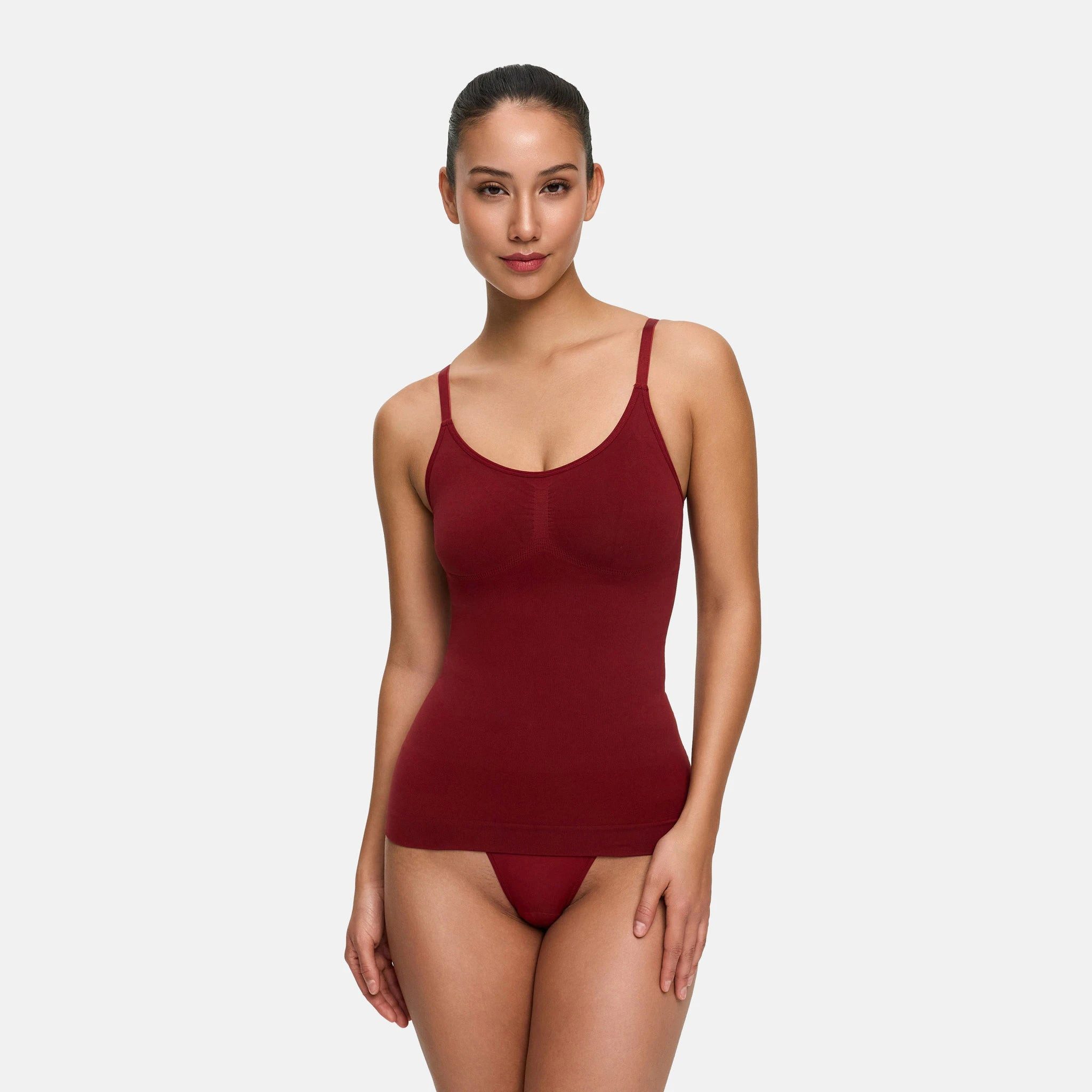 Shapingtop Shaping Cami-Wine Red-3XL