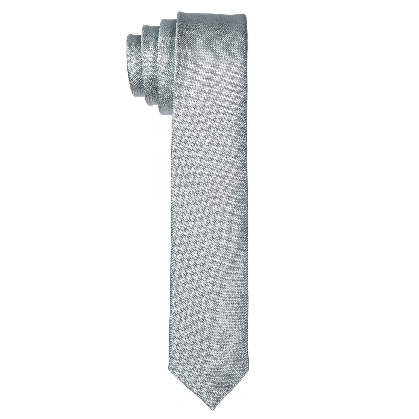 DonDon Krawatte schmale Krawatte 5 cm unifarben (Packung, 1-St) matt, glänz günstig online kaufen