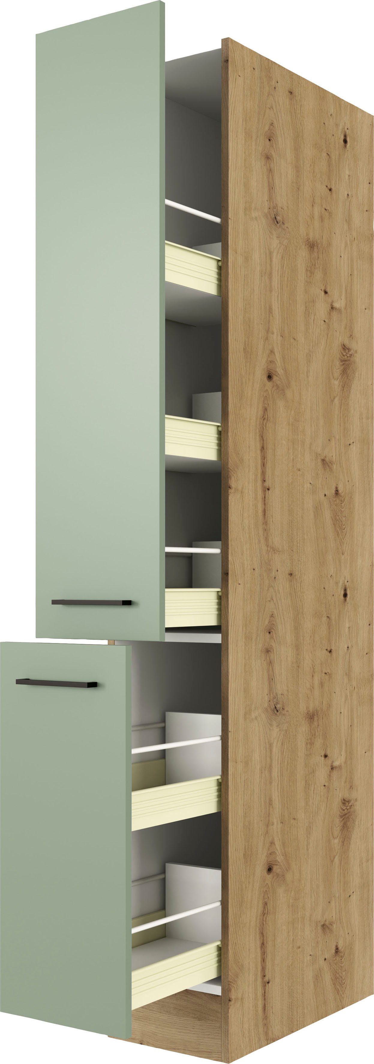 Flex-Well Apothekerschrank Cara (1-St) (B x H x T) 30 x 200 x 57 cm, mit 5 Ablagen – Bild 4 von 4