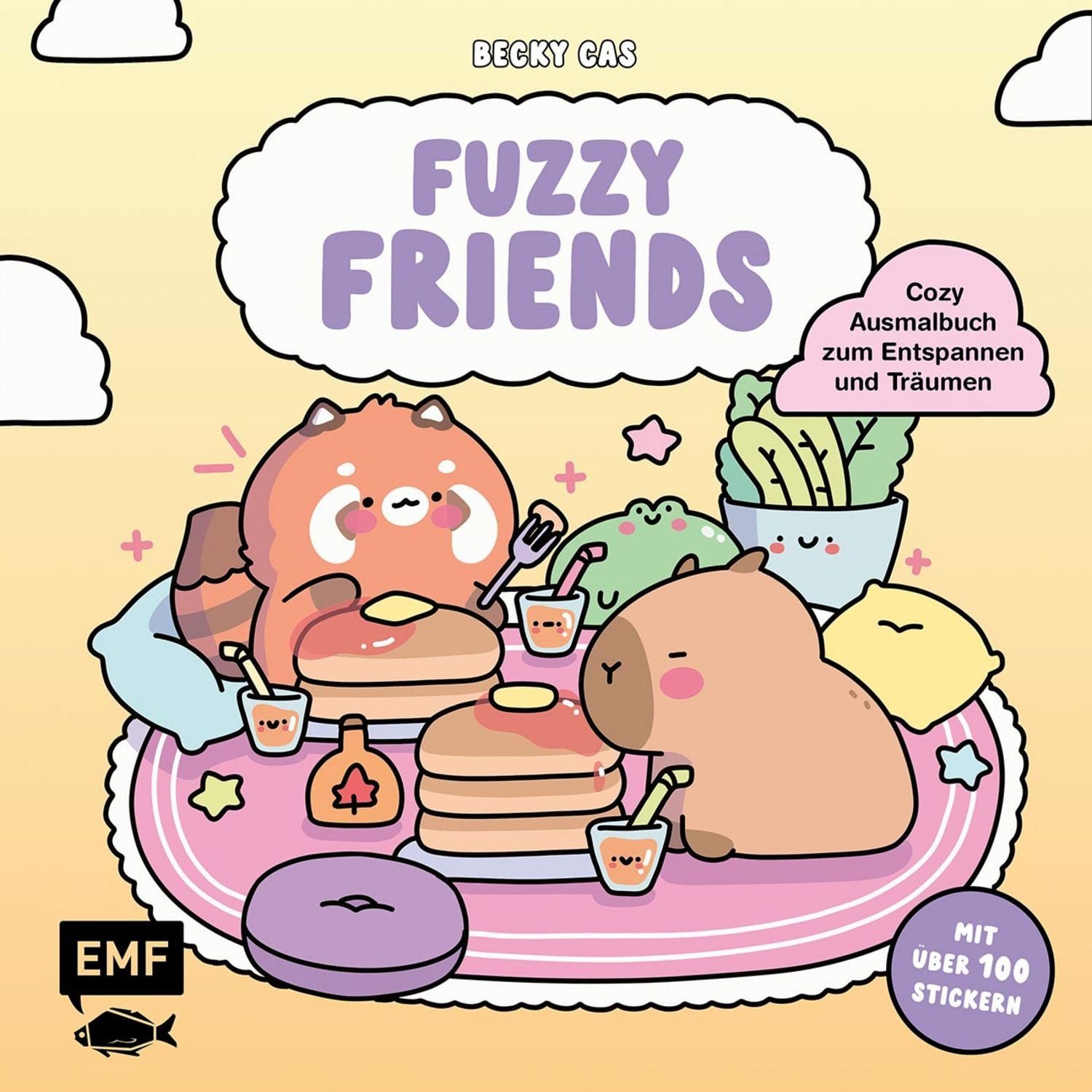 Fuzzy Friends – Cozy Ausmalbuch zum Entspannen und Träumen / Becky Castañeda