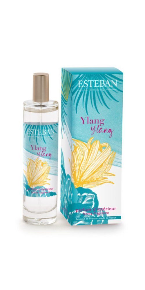 Esteban Raumduft Raumspray Ylang Ylang 75ml, Der sonnige Blumenduft hergestellt aus der Blume Ylang Ylang