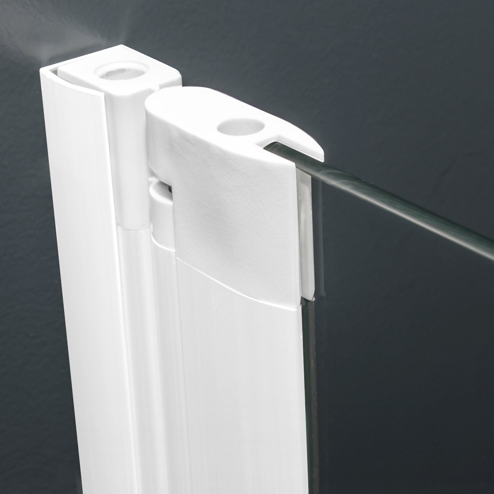 Schulte Badewannenfaltwand 70 x 130 cm pendelbar, Sicherheitsglas, (1 tlg), Dekor Querstreifen Duschwand Badewanne