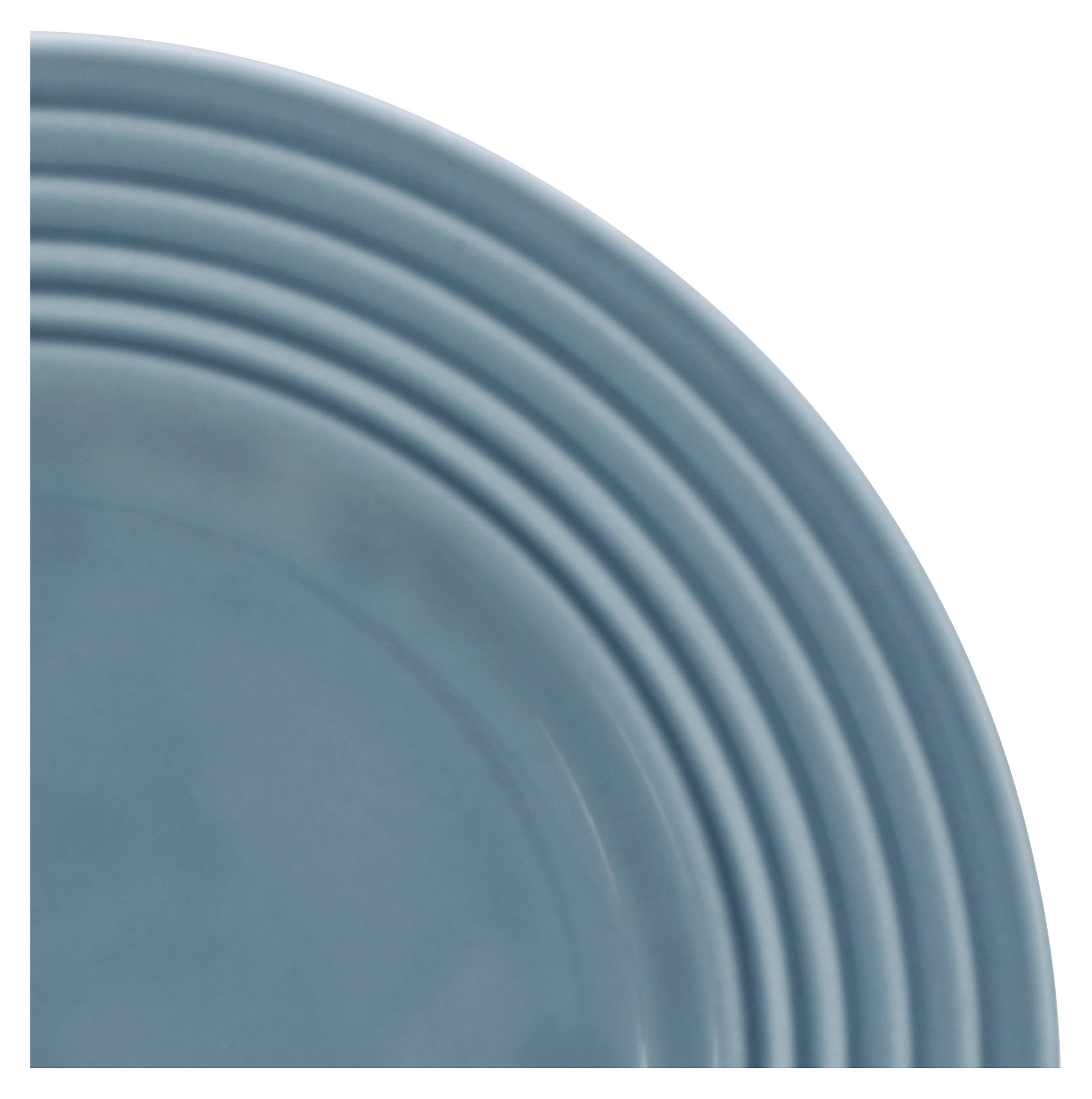 creaTable Kombiservice Geschirr-Set Stripes Colors (16-tlg), 4 Personen, Porzellan, Service, umlaufendes Rillenrelief, 16 Teile, für 4 Personen – Bild 2 von 5