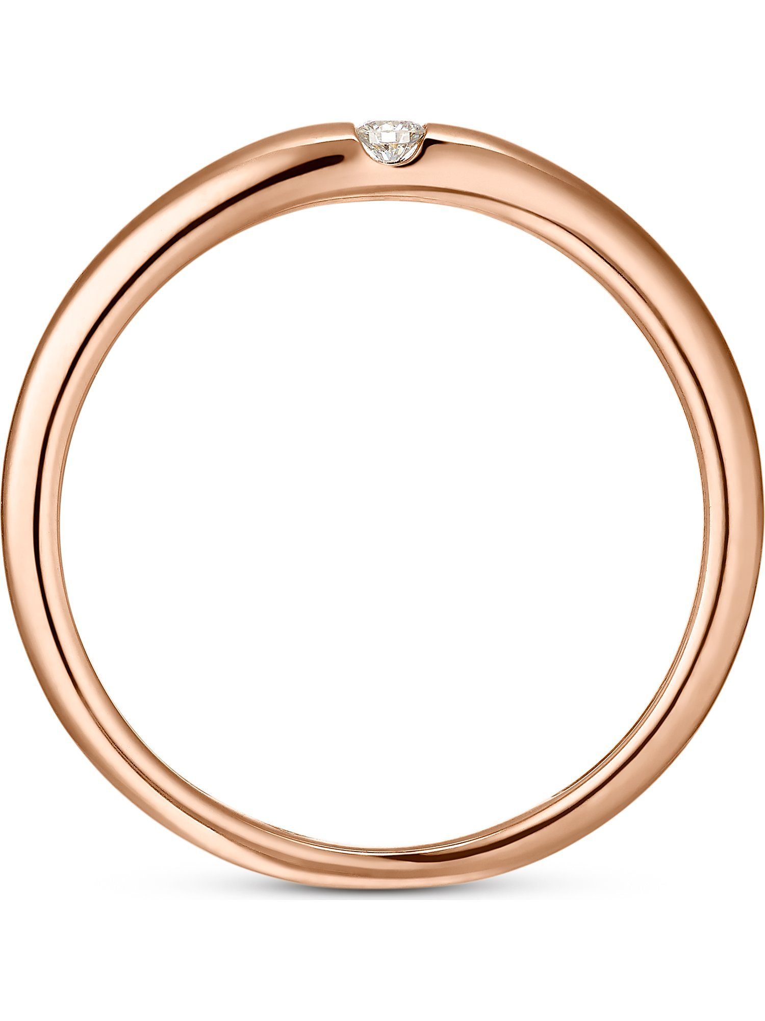 CHRIST Diamantring CHRIST Damen-Damenring 1 Diamant
