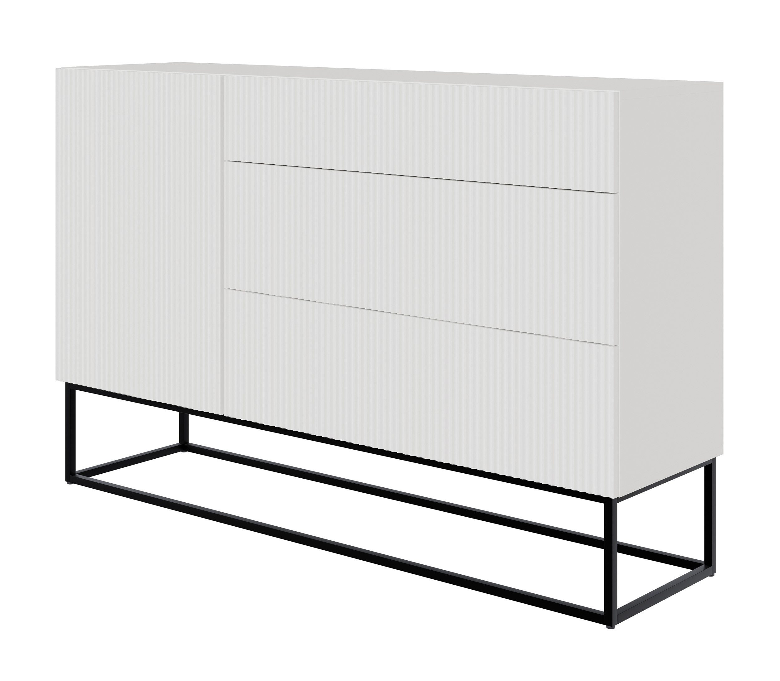 Selsey Sideboard VELDIO, 1-türig mit 3 günstig online kaufen