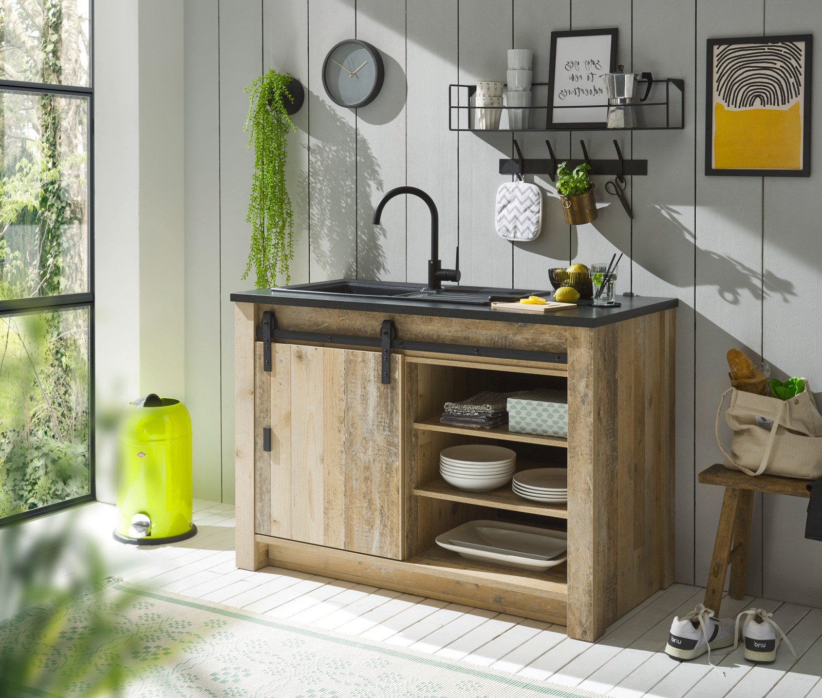 Furn.Design Spülenunterschrank Stove (Küchenschrank in Used günstig online kaufen