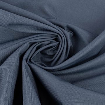 SCHÖNER LEBEN. Stoff Outdoor Stoff Waterproof wasserdicht Polyester uni jeans blau 1,45m Br, abwaschbar