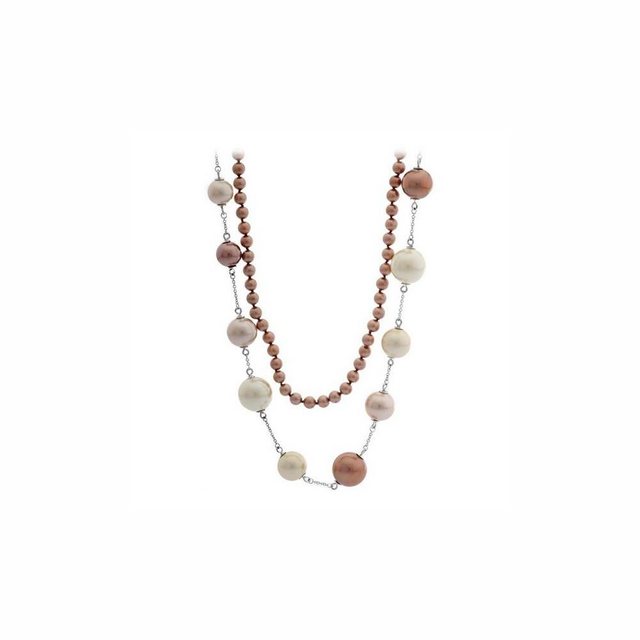 Misaki Edelstahlkette Modeschmuck Damen Halskette mit Anhänger Misaki QCRNTERRAMULTI