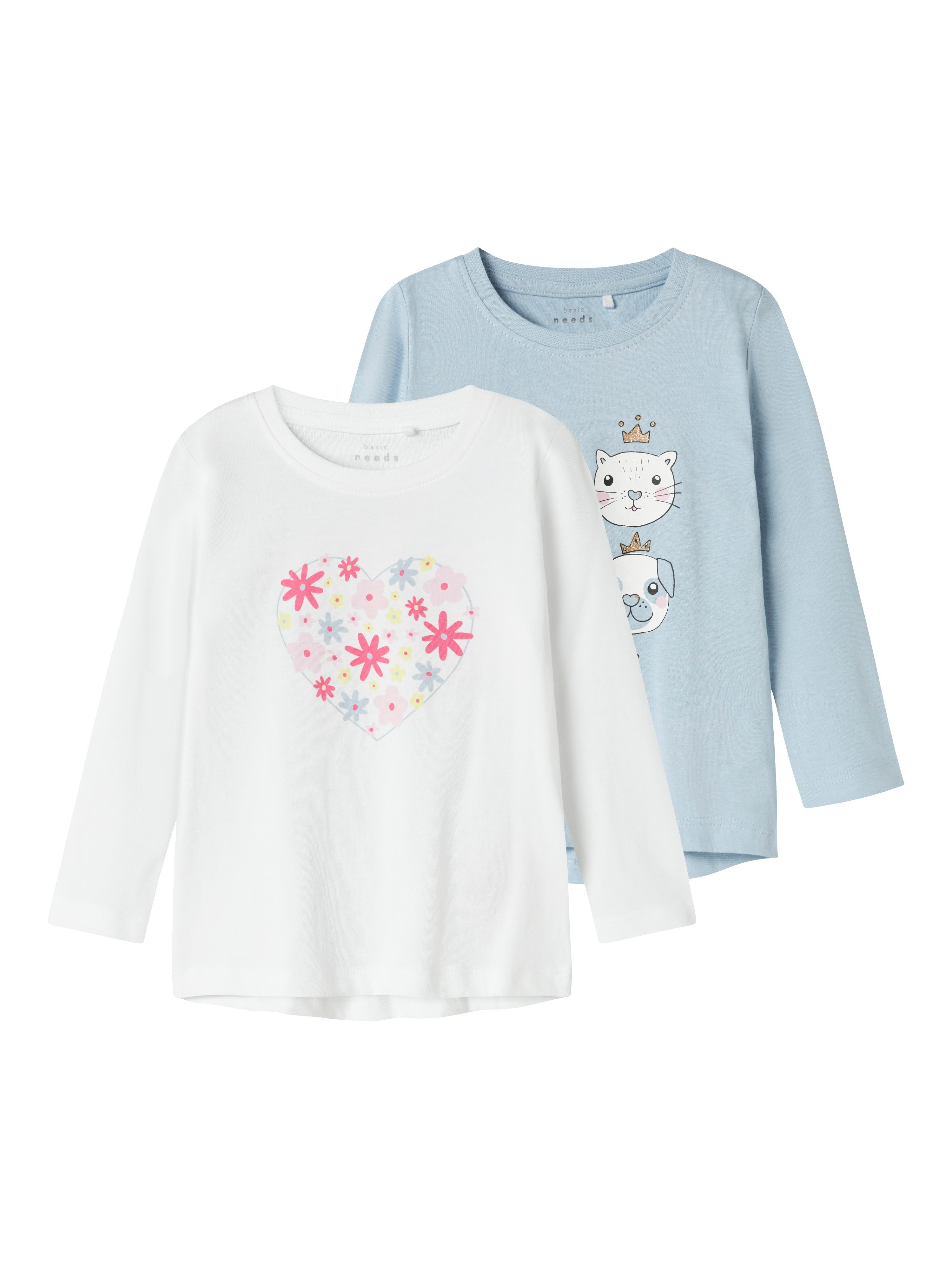 Langarmshirt NMFVIOLET 2P LS LOOSE TOP