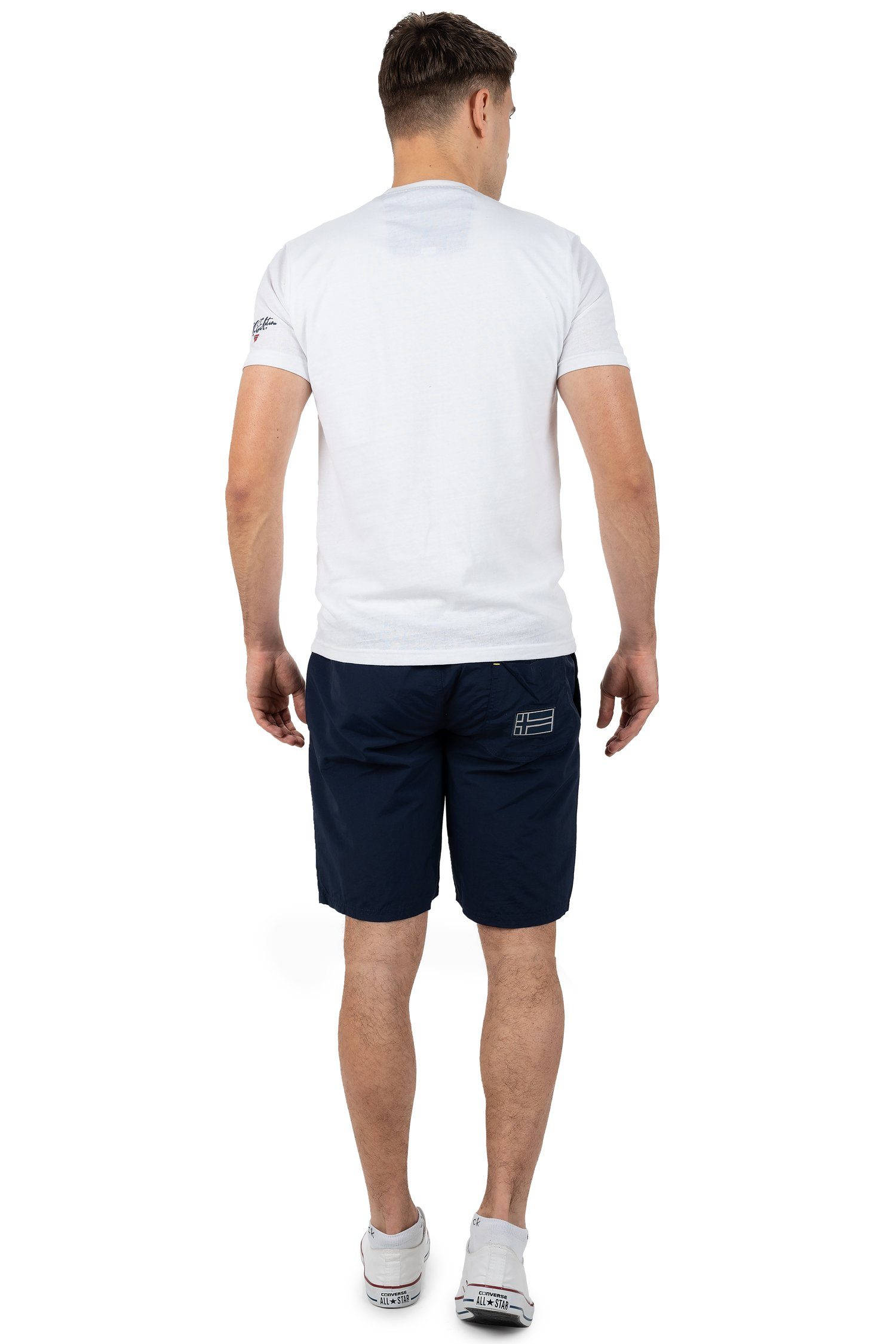 Geo baqweenishi mit Herren besonderem Look navy Men Badeshorts Norway (1-St) Badehose