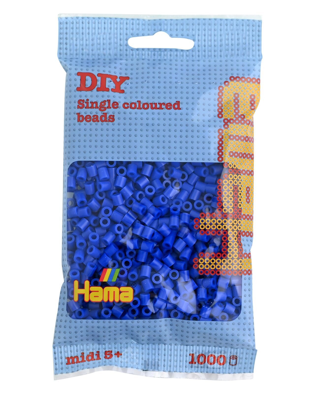 Hama Perlen Bügelperlen Hama Beutel mit 1000 Midi-Bügelperlen