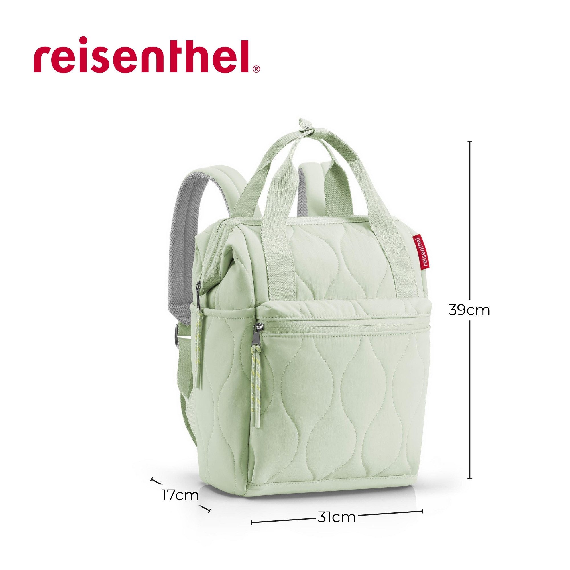 REISENTHEL® Shopper reisenthel Allrounder R Rucksack & Tragetasche puffer iced matcha – Bild 3 von 5