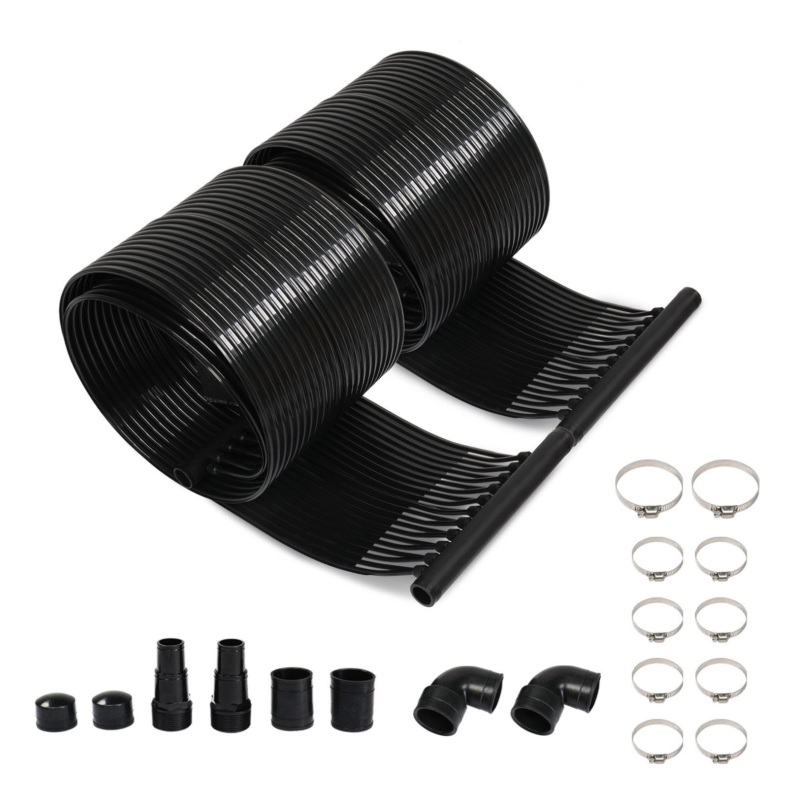 LALAHO Pool-Wärmepumpe 2er Set Solarheizung, Solarkollektor, Poolheizung, Pool-Solarheizungen, 600x73 cm Pool Solarkollektor Set, Solarheizung Komplettset