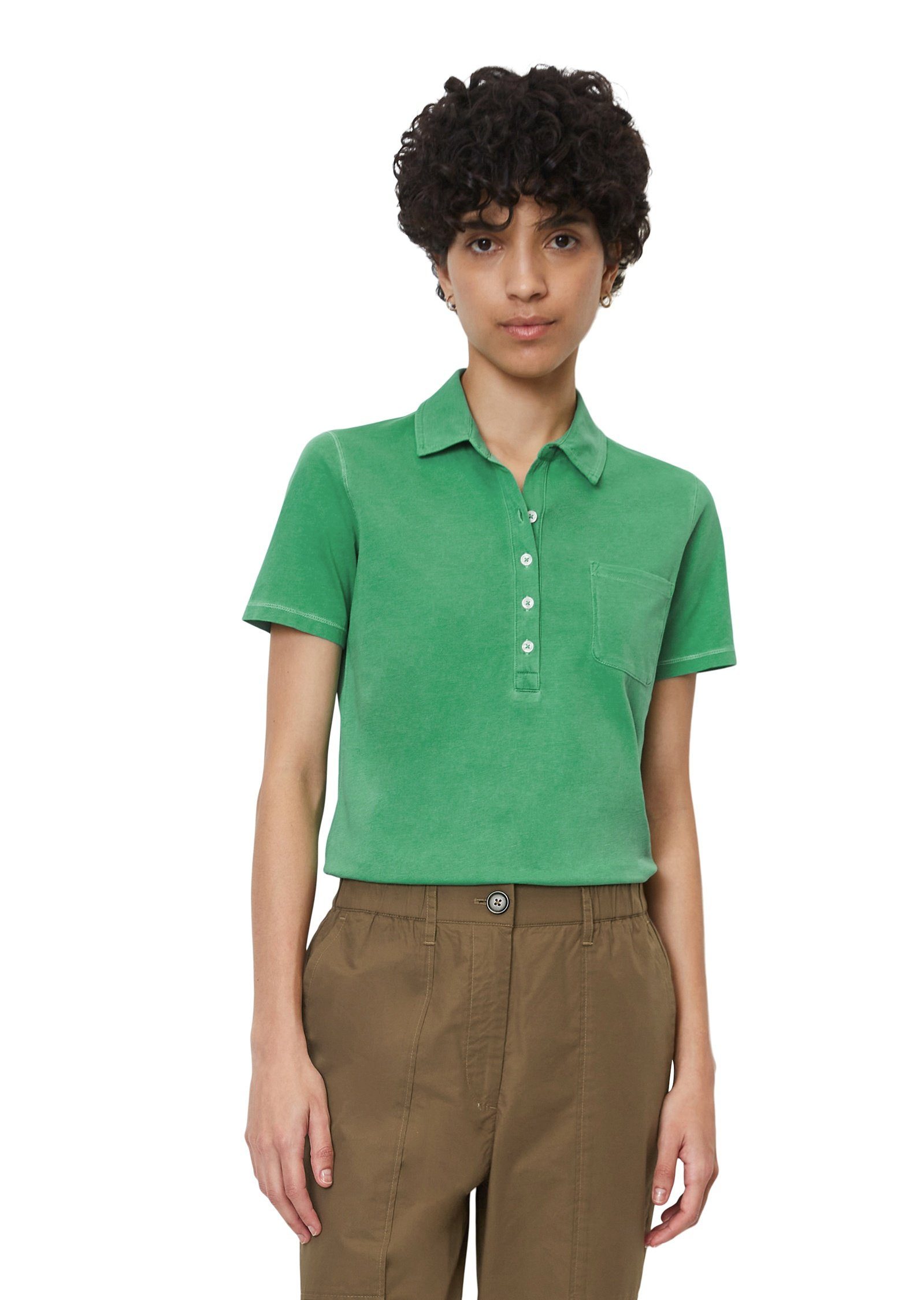 Marc O'Polo Poloshirt aus Cotton green Organic