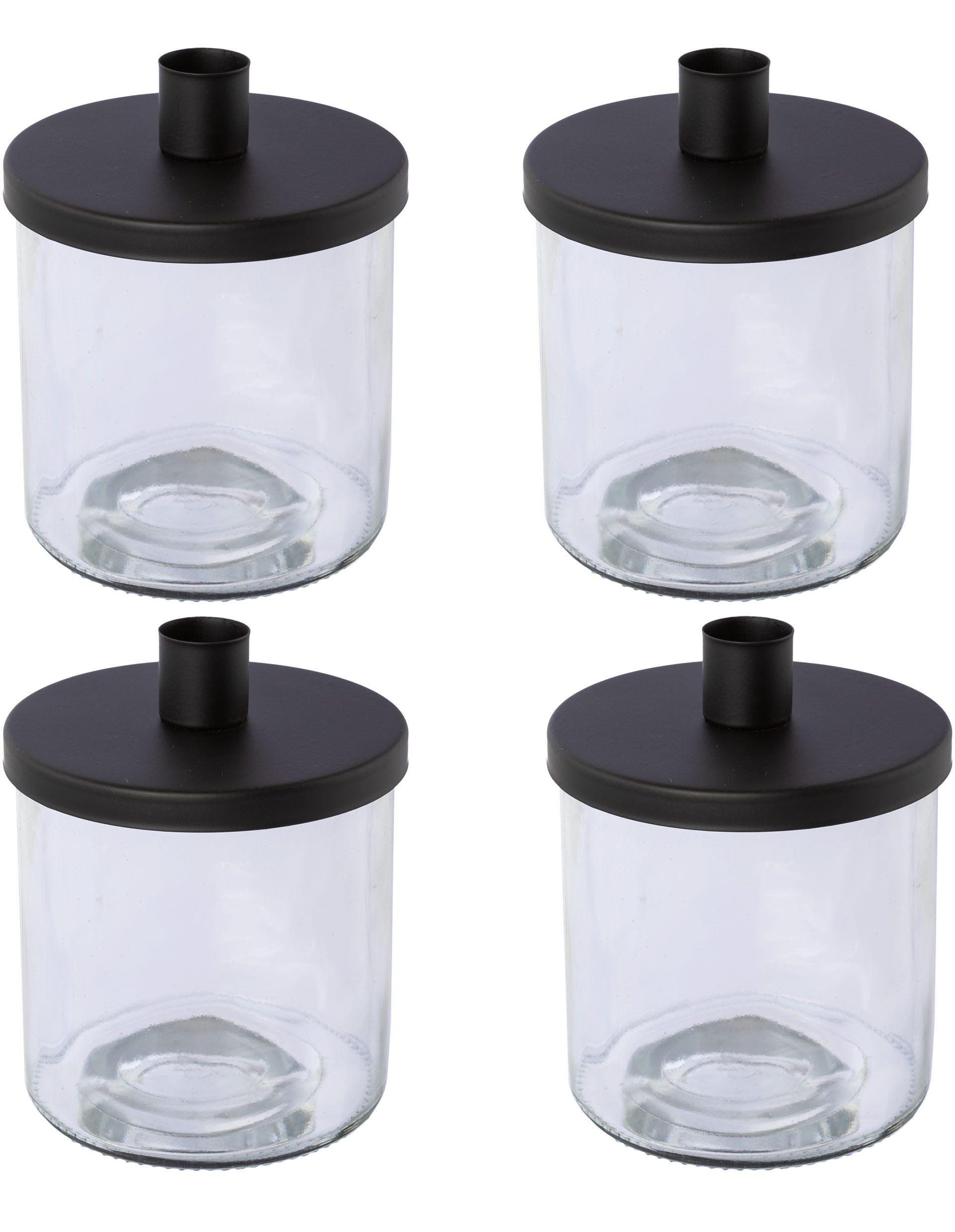 Creativ home Kerzenhalter Kerzenhalter (Set, 4 St), mit mehreren Funktionen