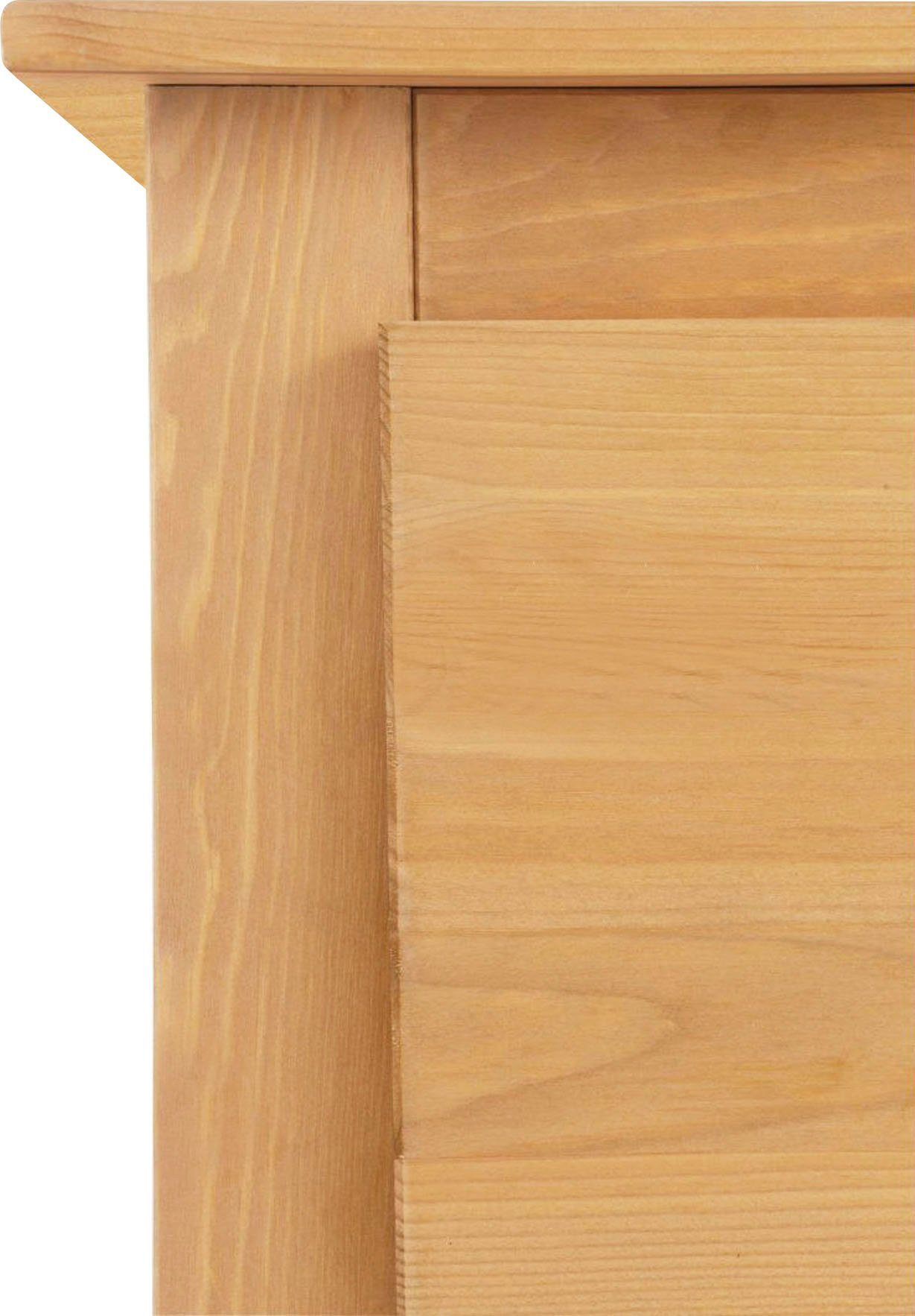 OTTO home Garderobenschrank Bertram aus schönem massivem Kiefernholz, mit einer Spiegeltür, Höhe 170 cm – Bild 4 von 5