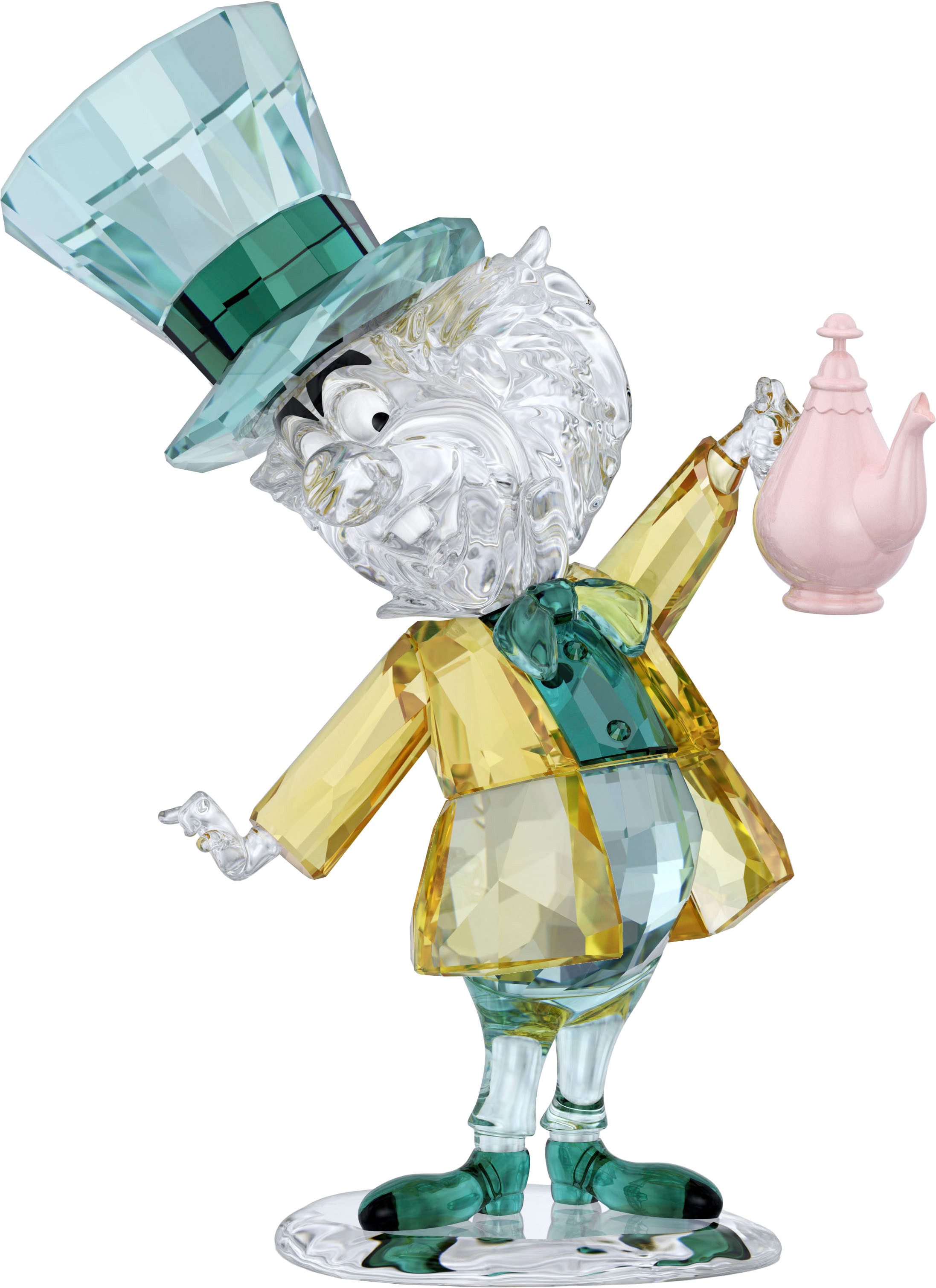 Swarovski Dekofigur Kristall Sammelfigur Alice Mad Hatter Der verrückte Hutmacher (1 St), Swarovski® Kristall