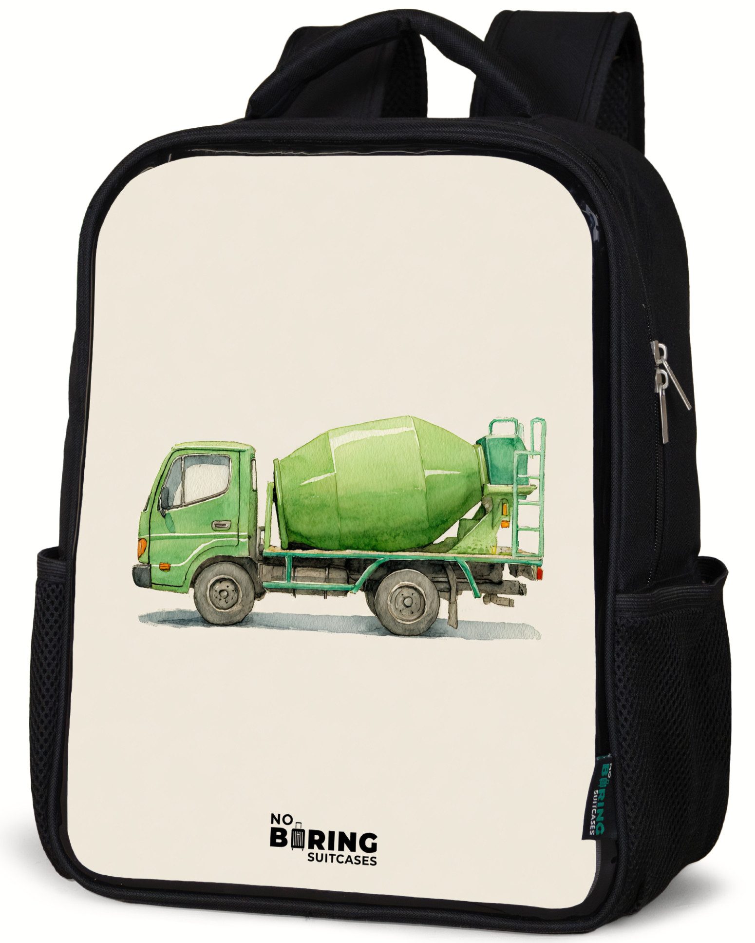 Rucksack Betonmischer - Unterzeichnet - Grün