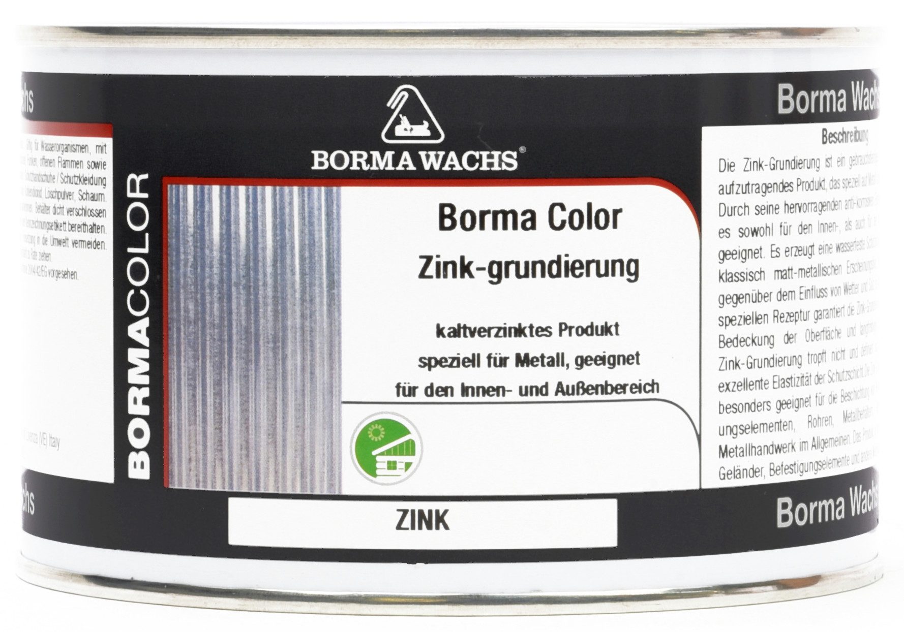 BORMA Metallschutzlack Zinkfarbe 125ml