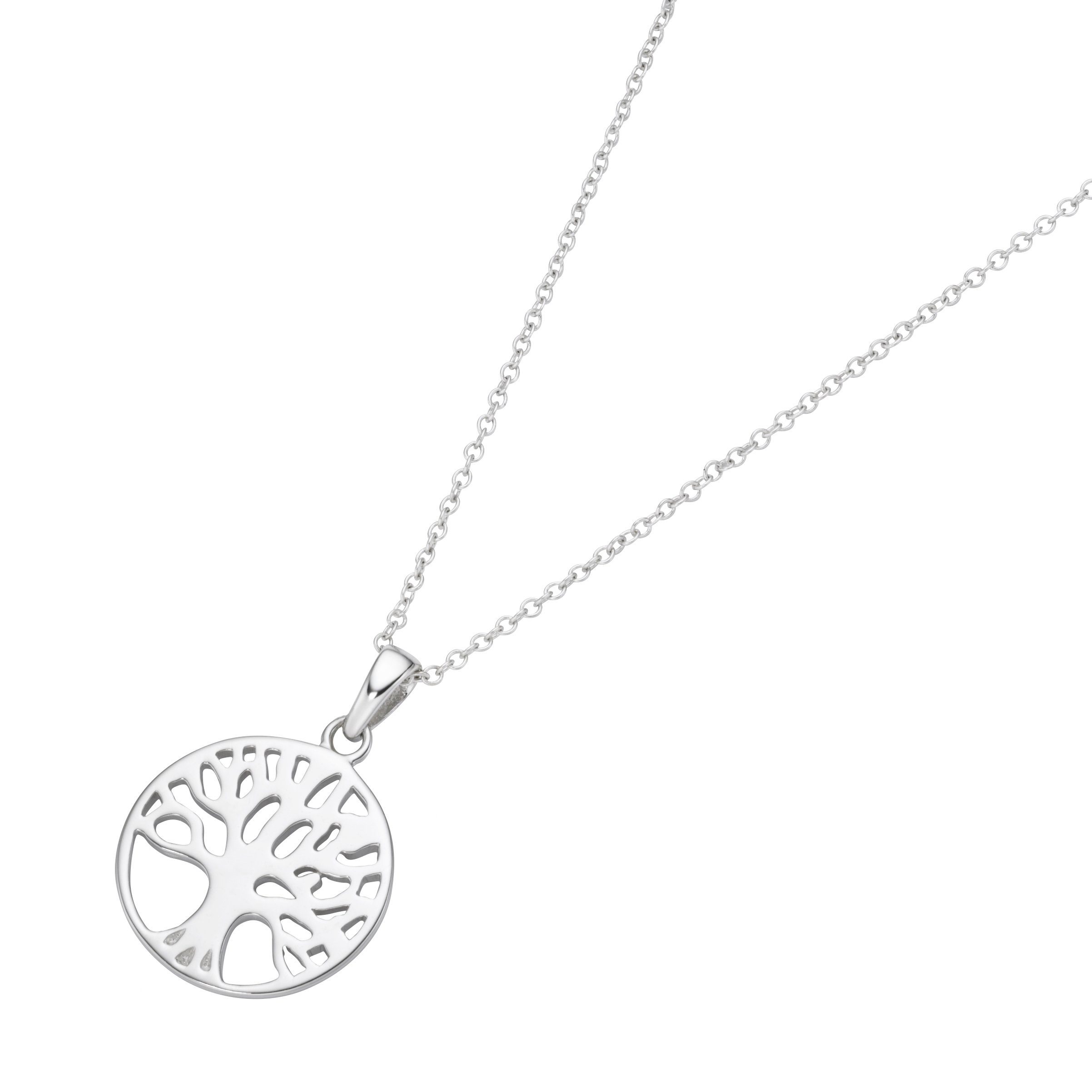 Smart Jewel Kette mit Anhänger Lebensbaum, Karte, Silber 925 günstig online kaufen