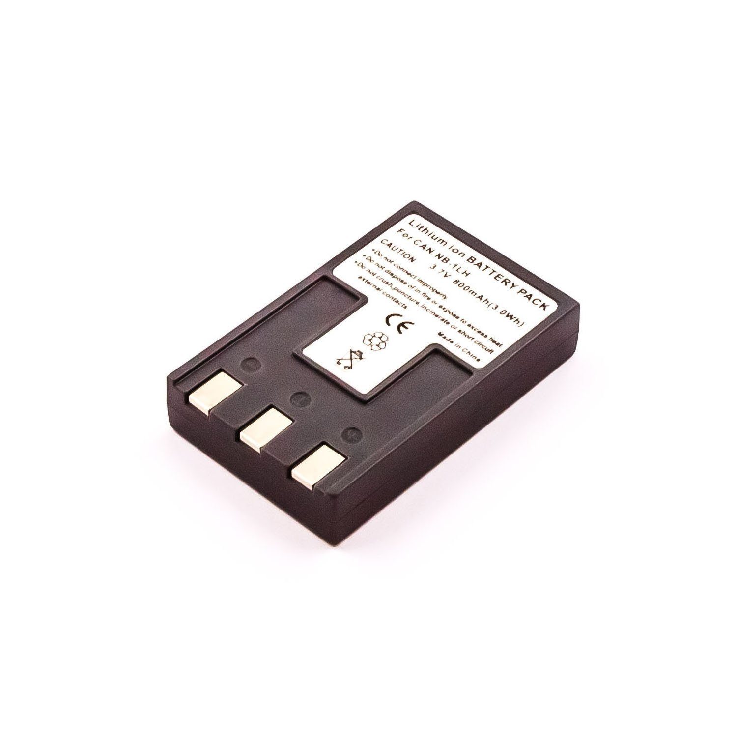 MobiloTec Akku kompatibel mit Polaroid PCD5350, PDC6350 Akku Akku 800 mAh (1 St)