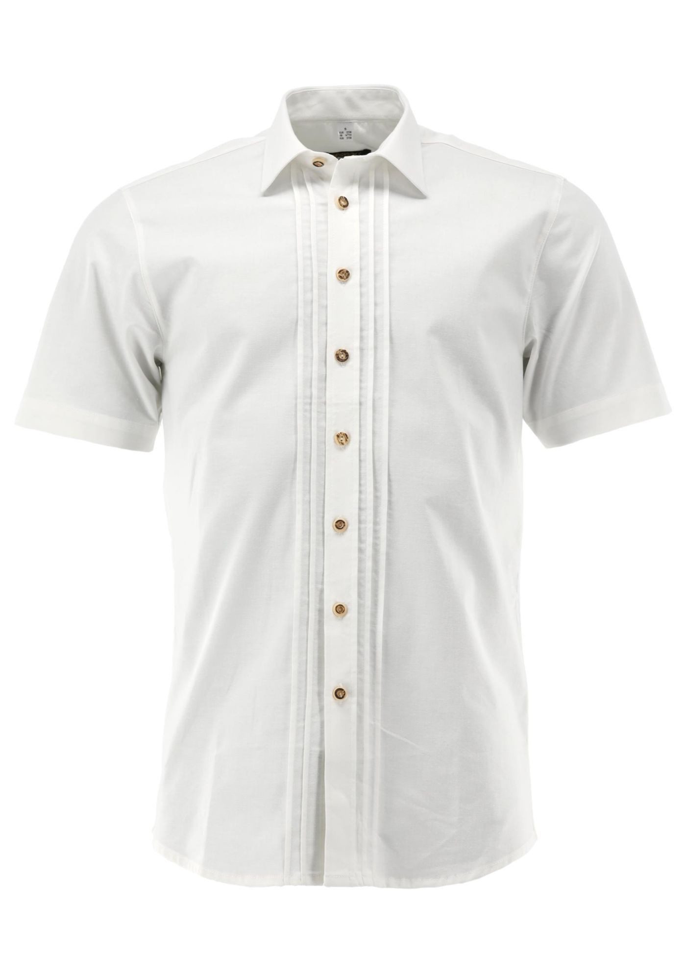 OS Trachten Trachtenhemd Maimar Herren Kurzarmhemd mit 2x2 Biesen günstig online kaufen