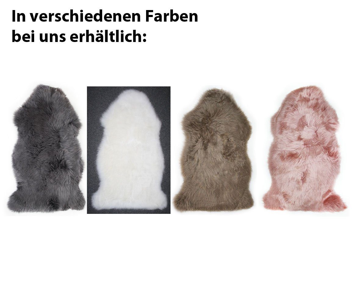 (11827) Schaffell Fellteppich (600006), 90-100x60 KMH rosa