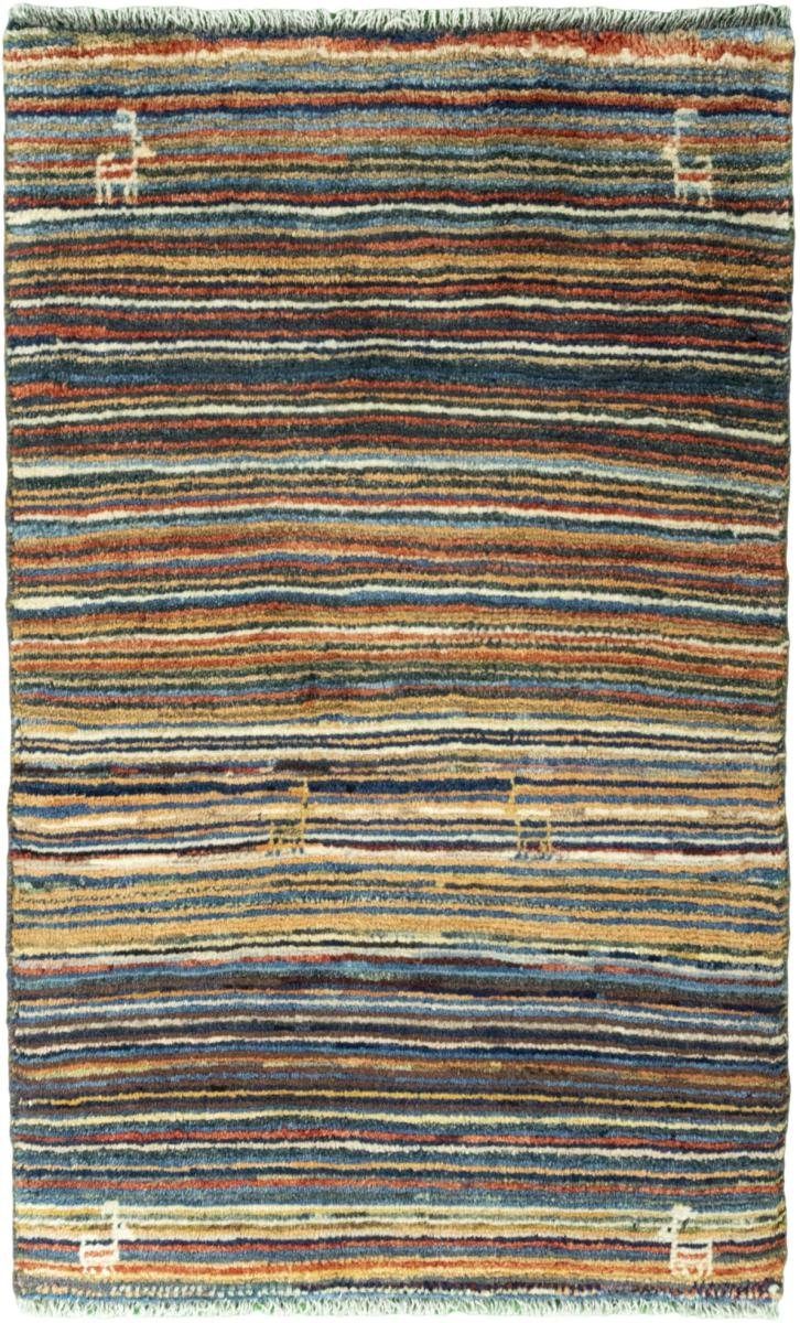 Orientteppich Perser Gabbeh rechteckig, Handgeknüpfter Höhe: Ghashghai 69x110 Trading, Moderner Orientteppich, Nain 15 mm