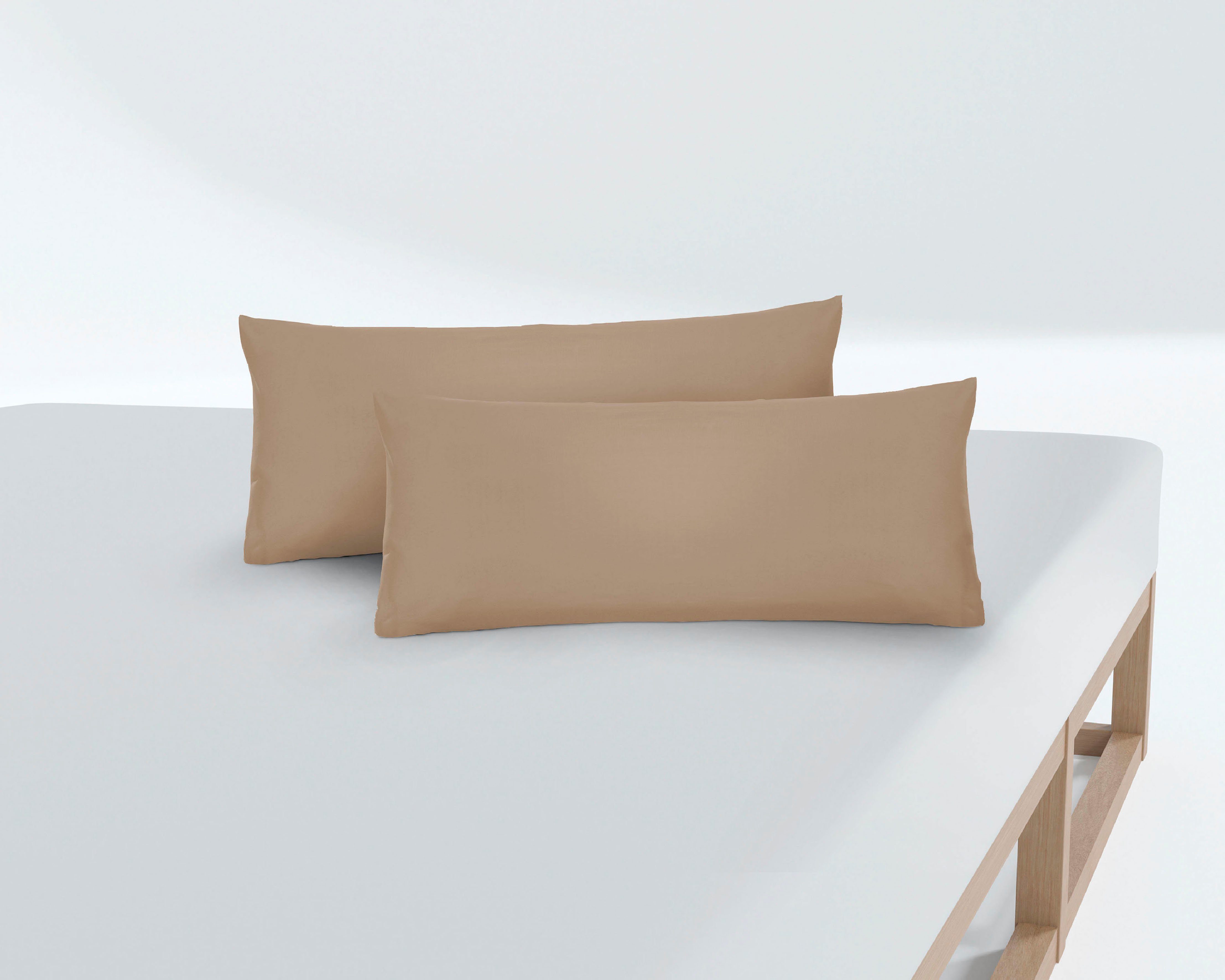 Biberna Kissenbezug Michi Feinjersey mit Reißverschluss, (2 Stück), verschi günstig online kaufen