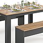 Vicco Sitzgruppe »Tischgruppe Esszimmer Sentio Esstisch Küche Tisch Anthrazit«, Bild 6