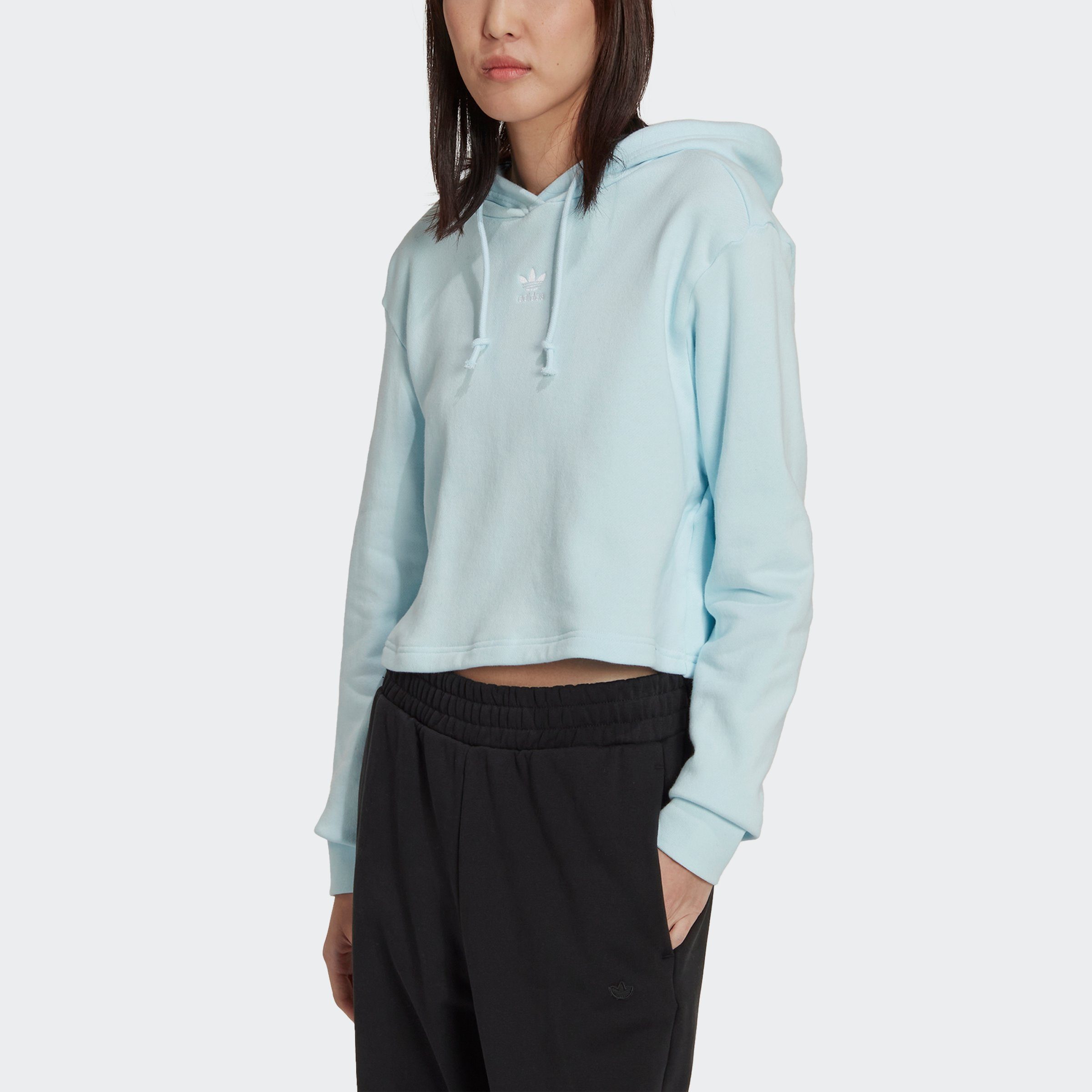 ALMBLU ESSENTIALS adidas Sweatshirt HOODIE FRENCH TERRY ADICOLOR Originals CROP