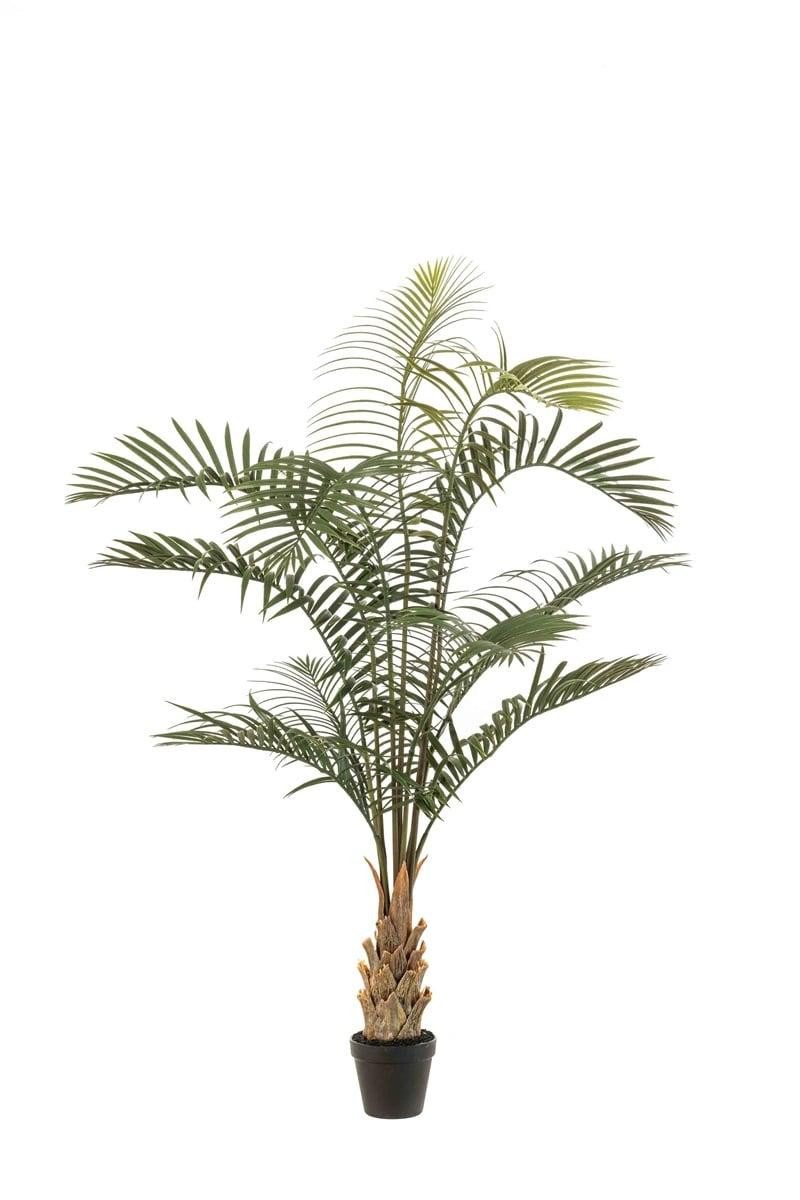 Kunstpalme Kunst Arecapalme VOWRAN im Dekotopf, crossdoor, grün, 120cm Goldfruchtpalme, artplants, Höhe 120.0 cm