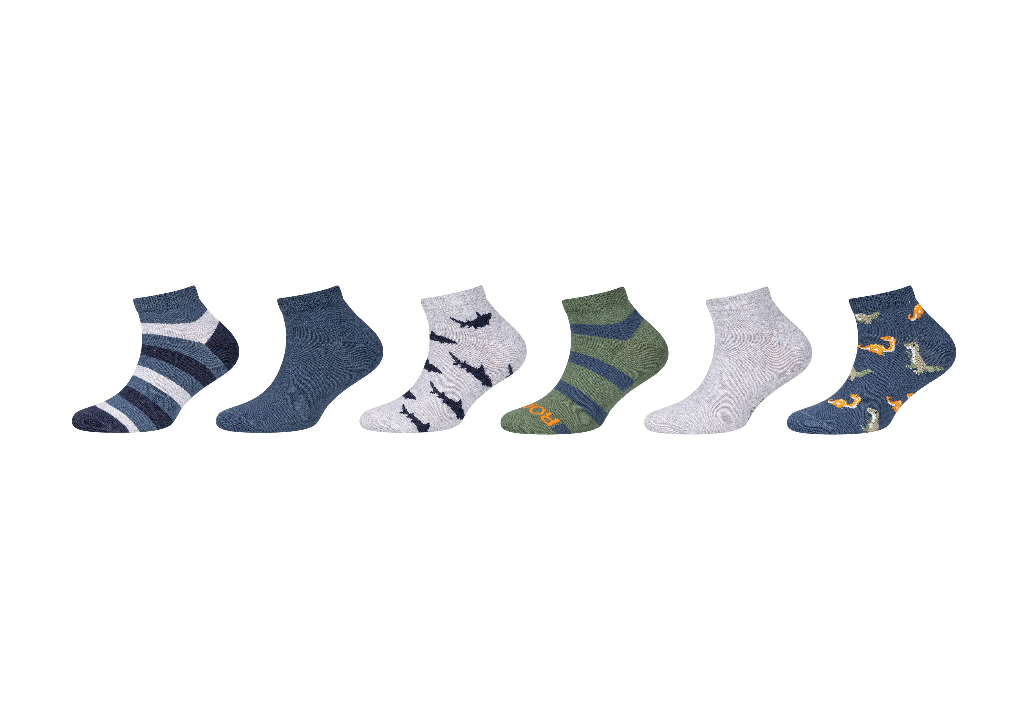 s.Oliver Sneakersocken (6-Paar) div. Muster, Multipack