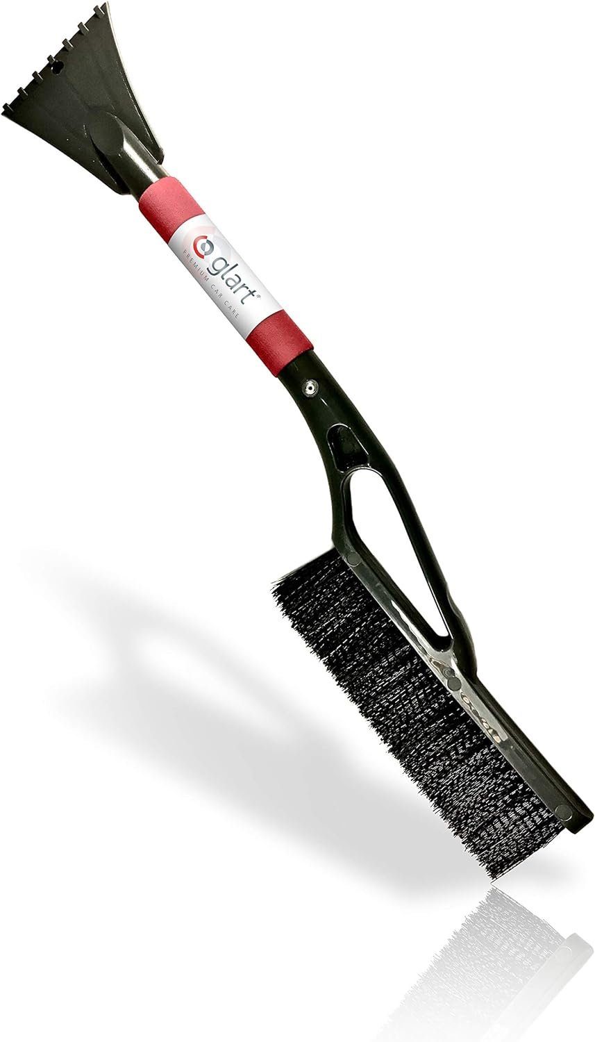 Glart Eiskratzer 44ES Auto Eiskratzer mit Schneebesen für Kfz und Pkw, stabil langlebig