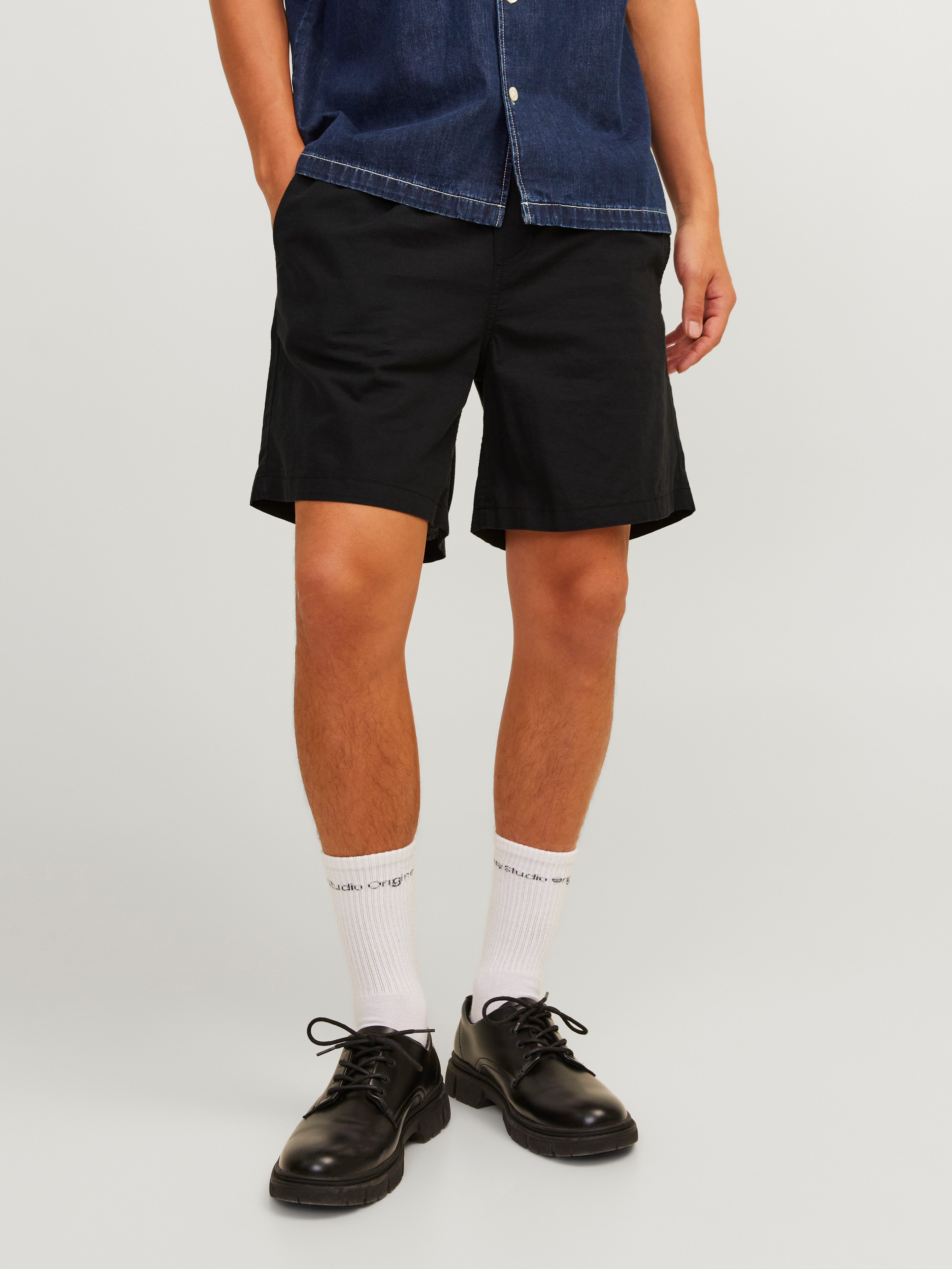 Jack & Jones Herren Short JPSTJAIDEN SUMMER LINEN BLEND SHORT- Relaxed Fit günstig online kaufen