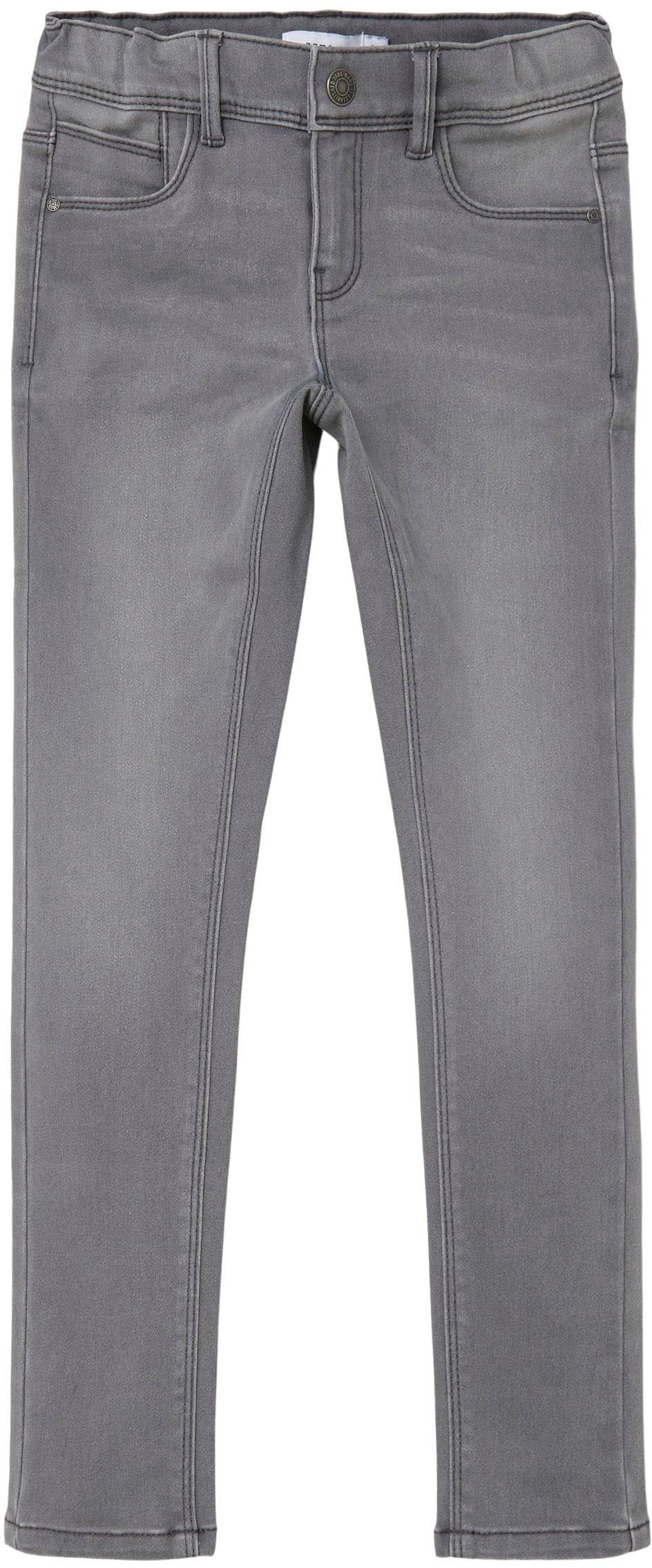 Name It Stretch-Jeans NKFPOLLY DNMTAX PANT light grey denim