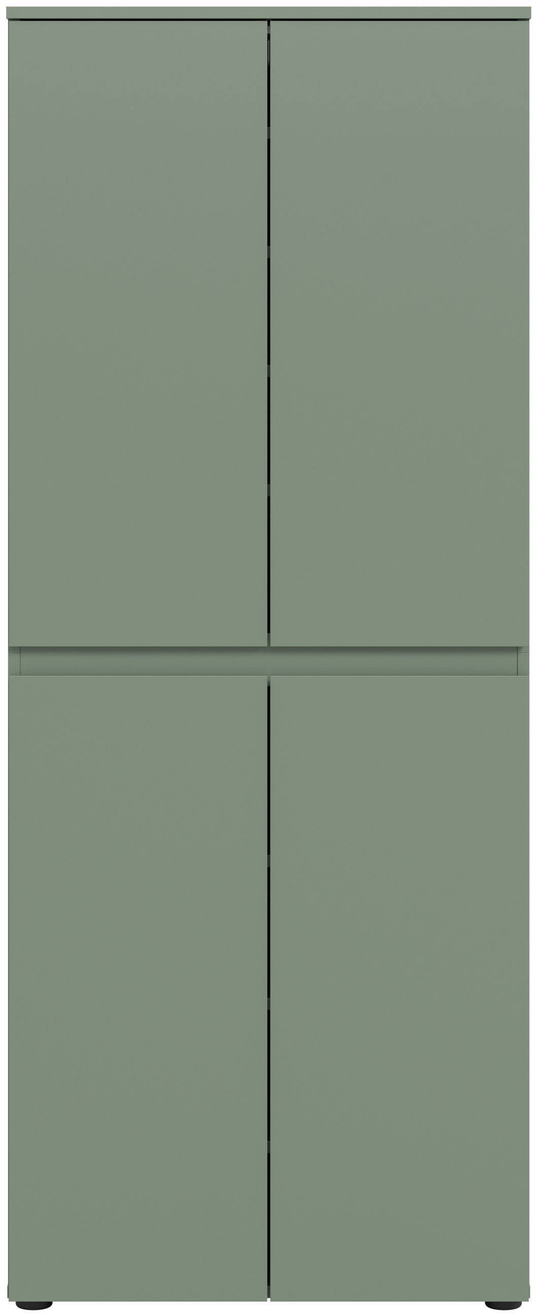 xonox.home Mehrzweckschrank in Smoke Green Nachbildung B/H/T ca.: 70 x 175 x 37 cm