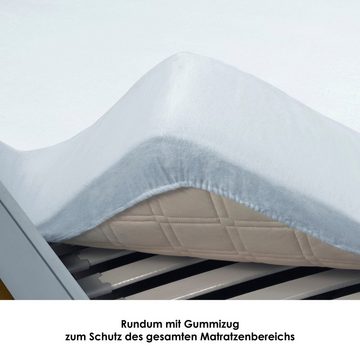 Matratzenauflage Auflage, Всіrgiker geeignet (Hausstauballergiker) SETEX, Molton-Köper, in 90x200 cm, Feuchtigkeitsabsorbierend
