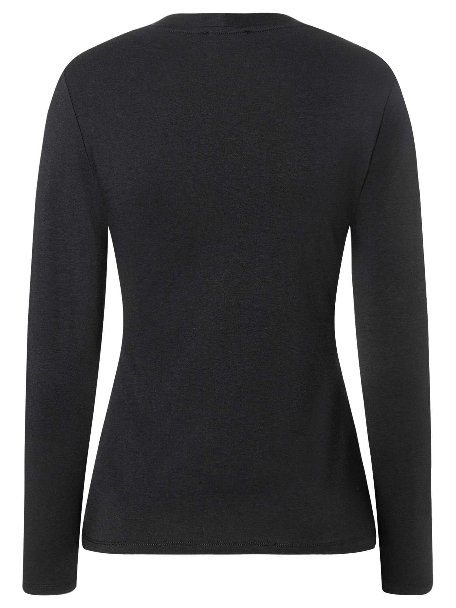 Langarmshirt schwarz MORE&MORE