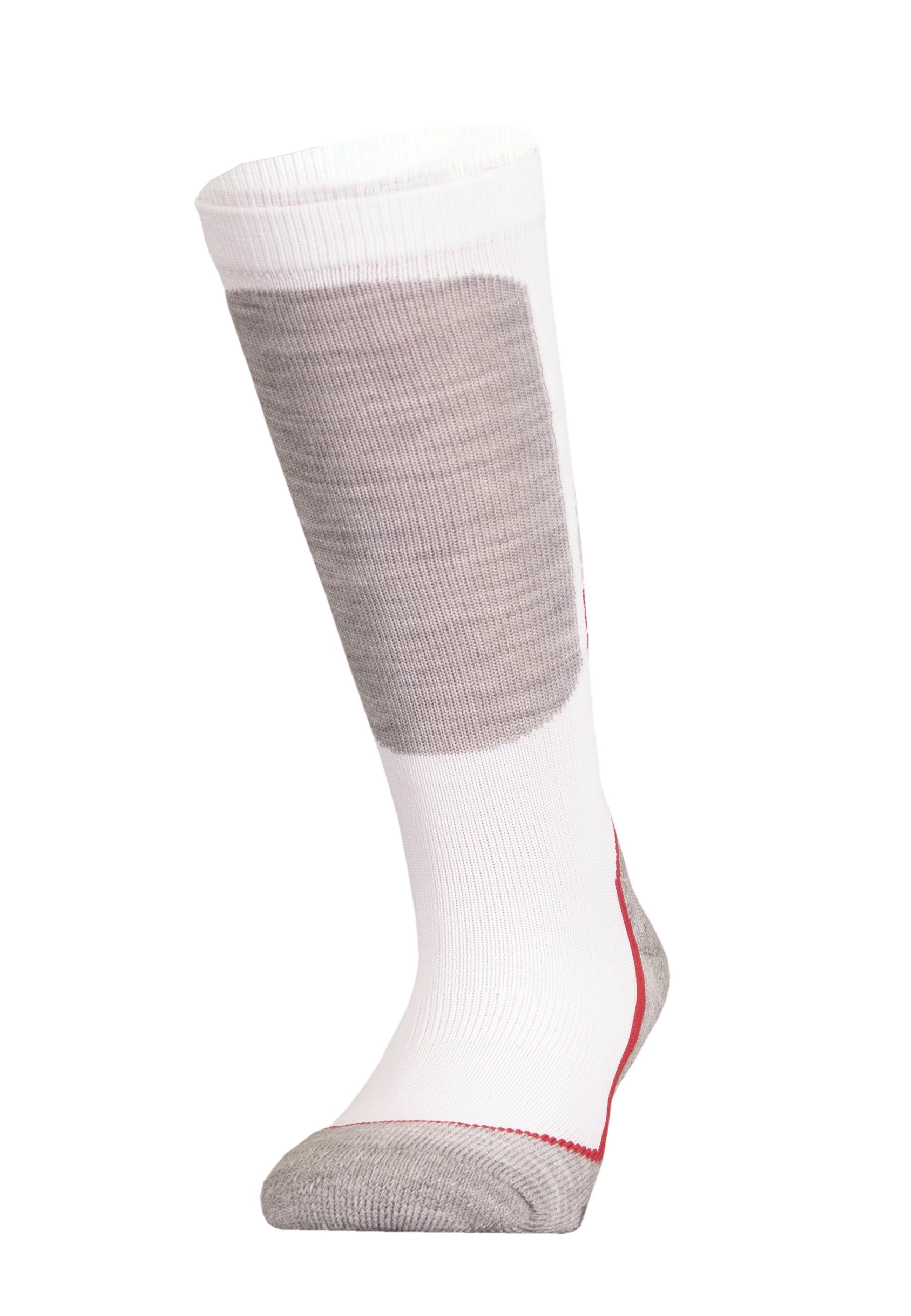 mit praktischer UphillSport Socken Quick weiß-grau HALLA (1-Paar) Dry-Technologie JR
