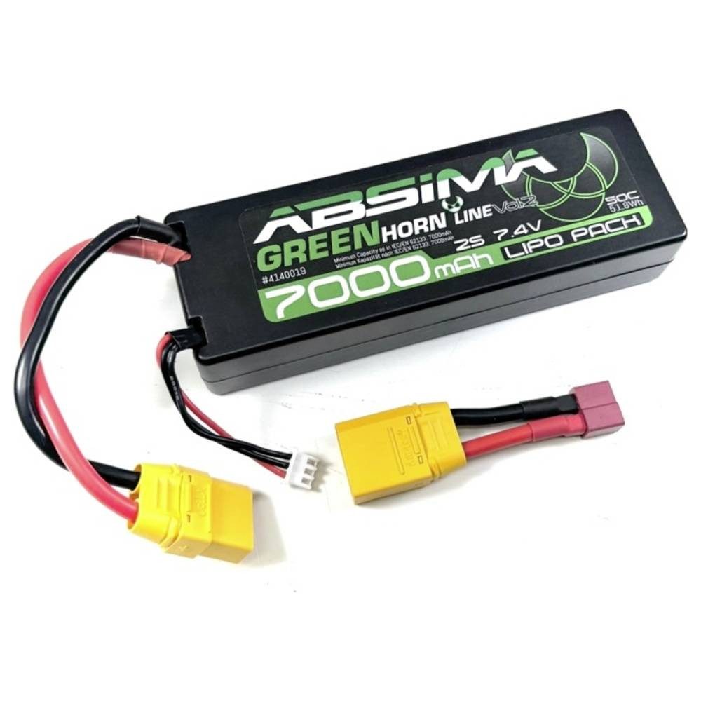 GREENHORN LINEV2 2S 7.4V-50C 7000 HC LIPO AKKU Akku