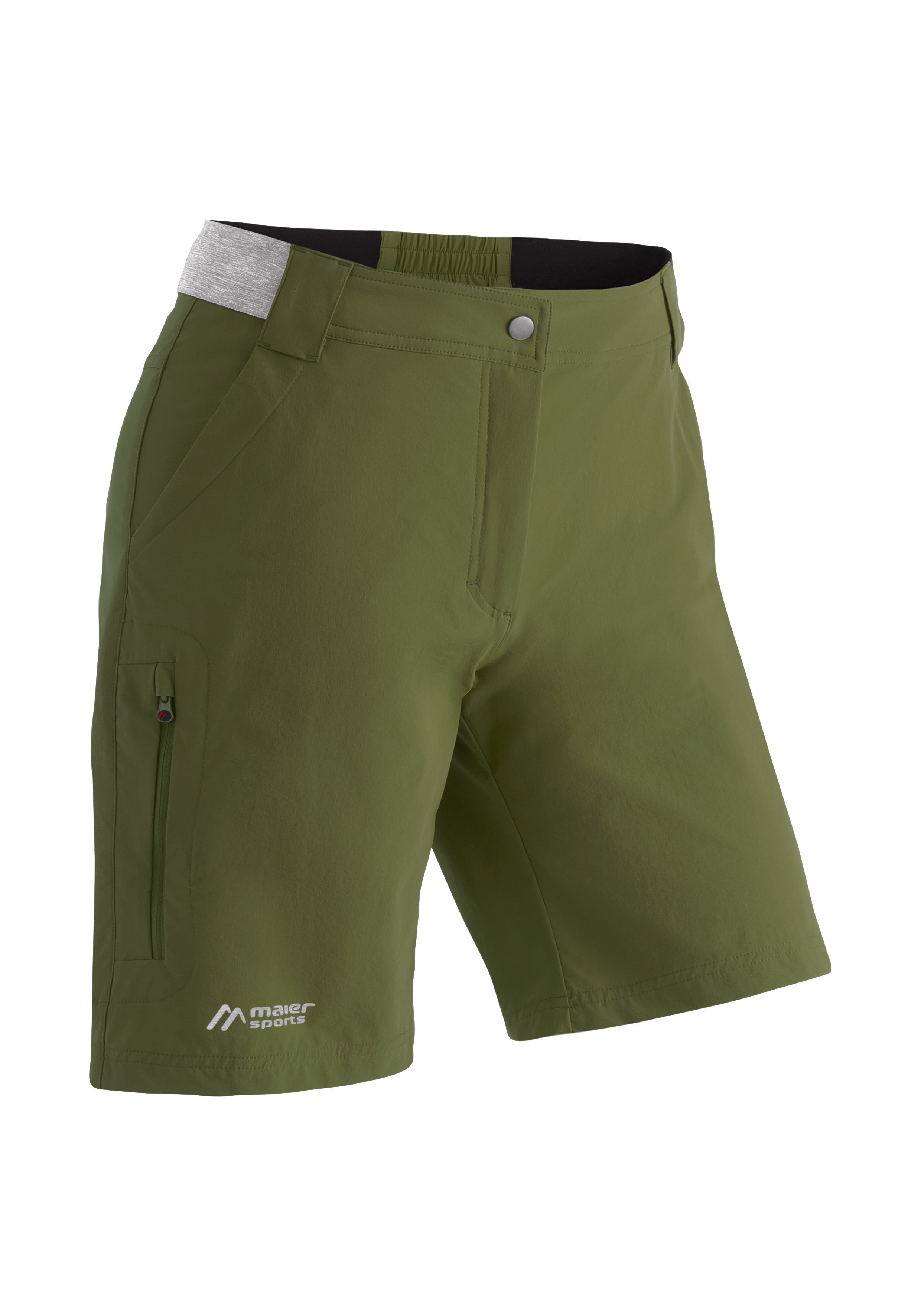 Maier Sports Funktionsshorts Norit Short W besonders schnell trocknend moosgrün